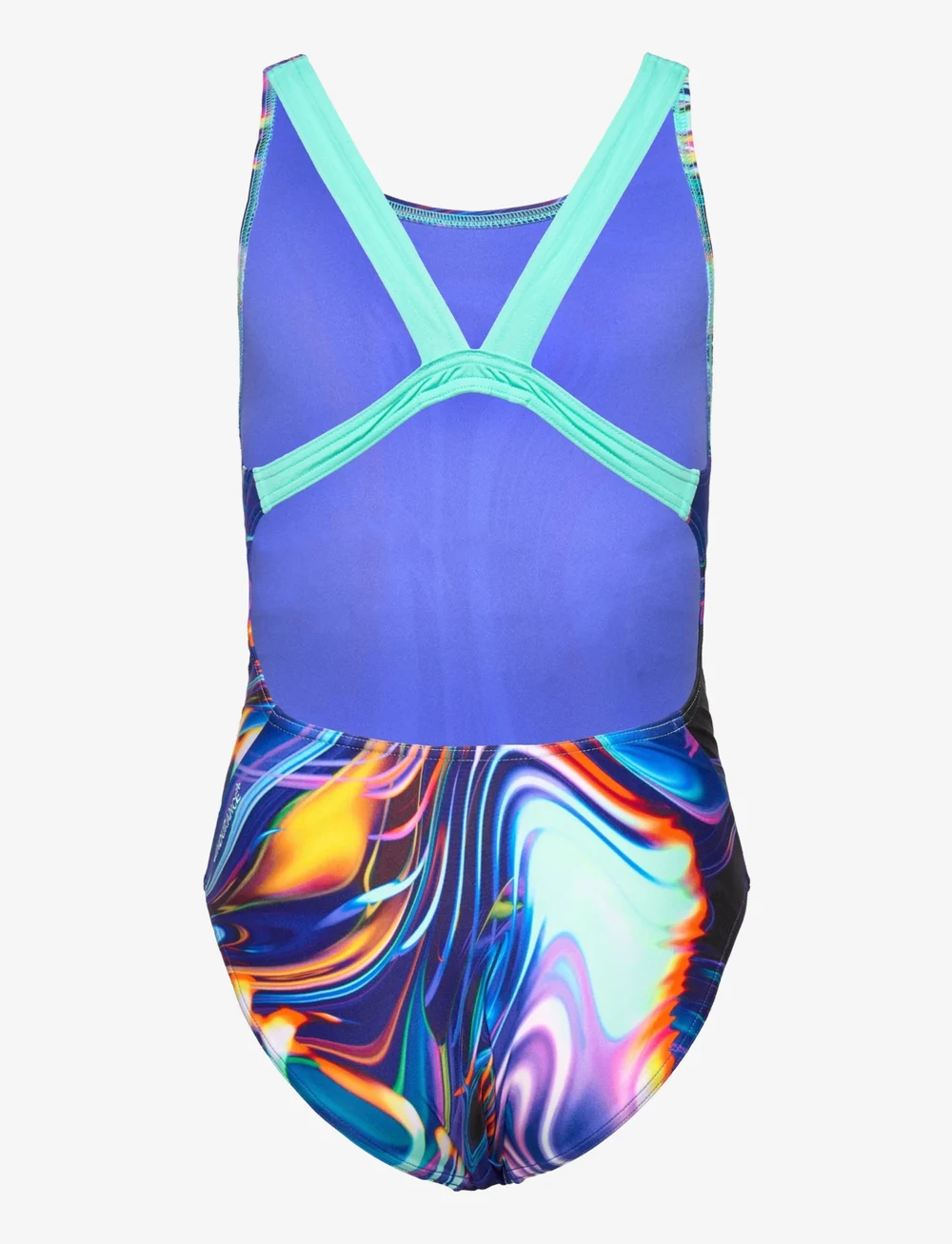 Speedo - Girls Digital Allover Leaderback - badedragter - black - 1