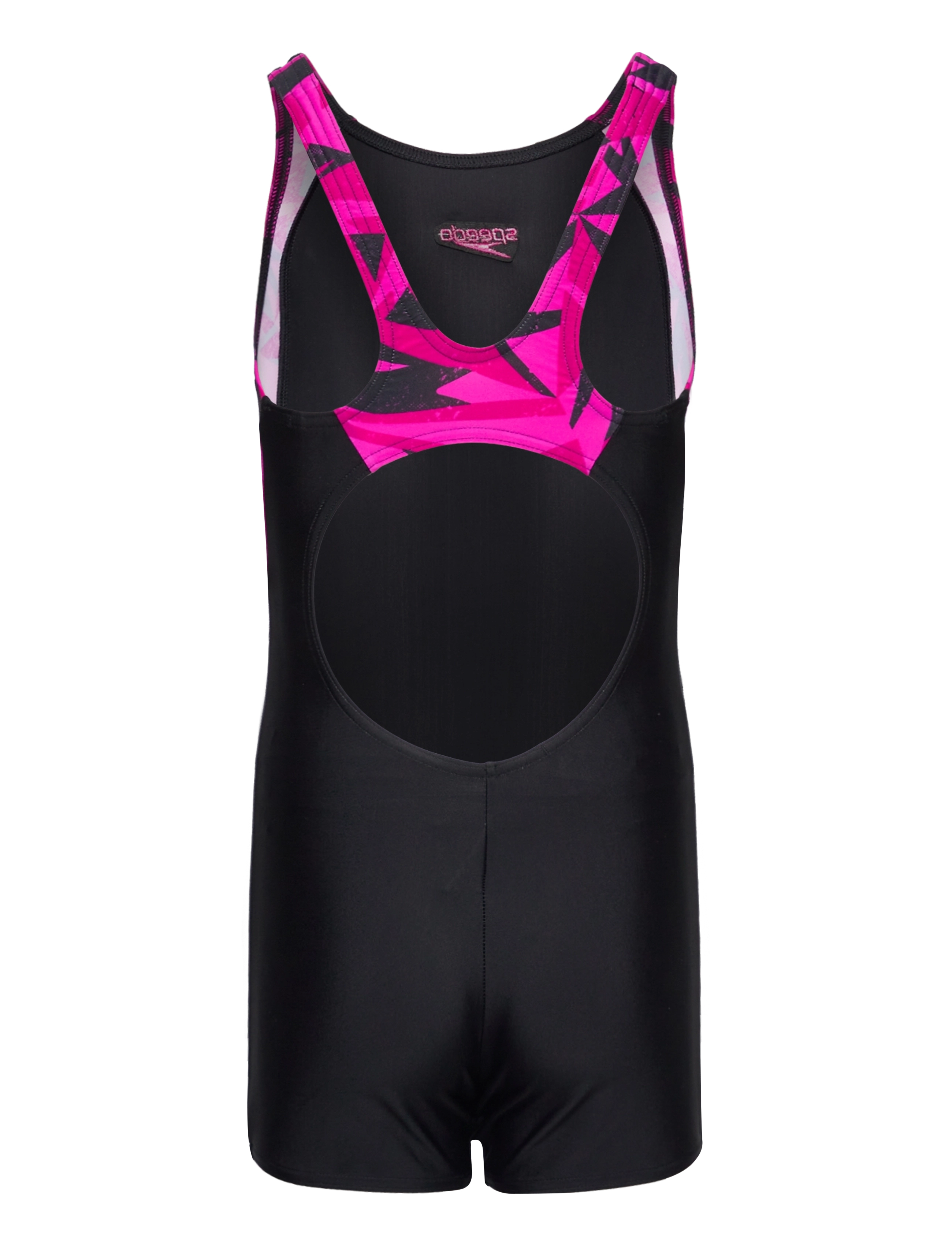 Speedo - Girls Hyper Boom Splice Legsuit - black/pink - 2