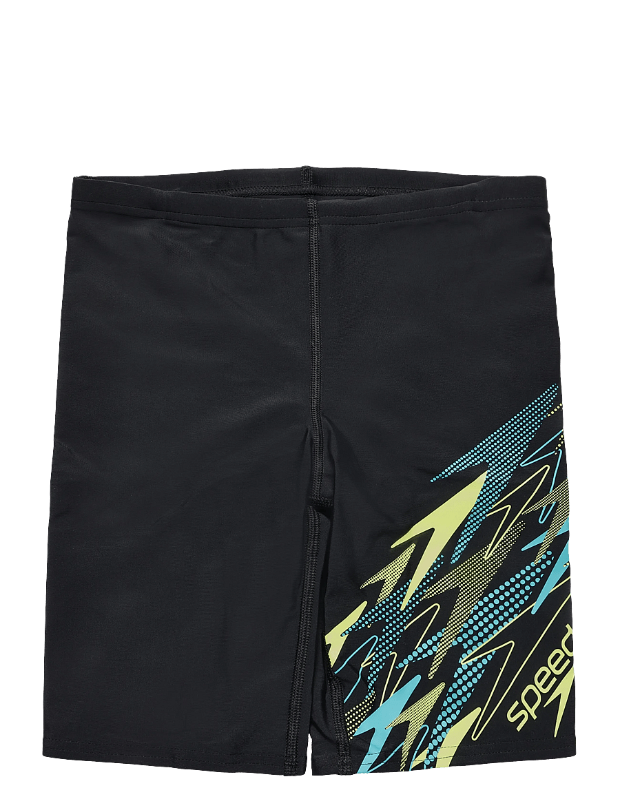 Speedo - Medley Logo Jammer - badehosen - anthracite/citrus green - 0
