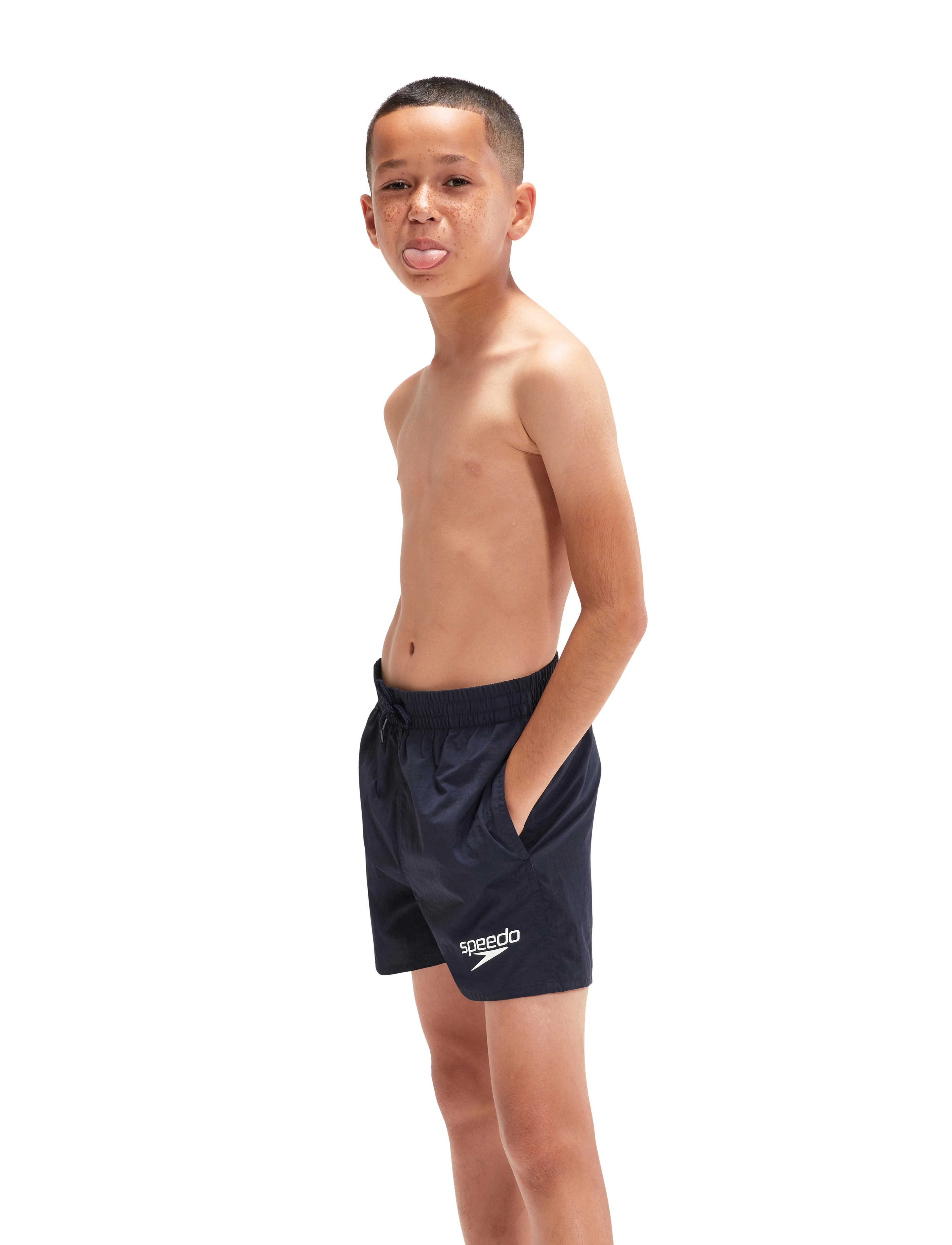 Speedo Essentials Swim Short 13", 128, Blue, Sport > Badeshorts, Børn