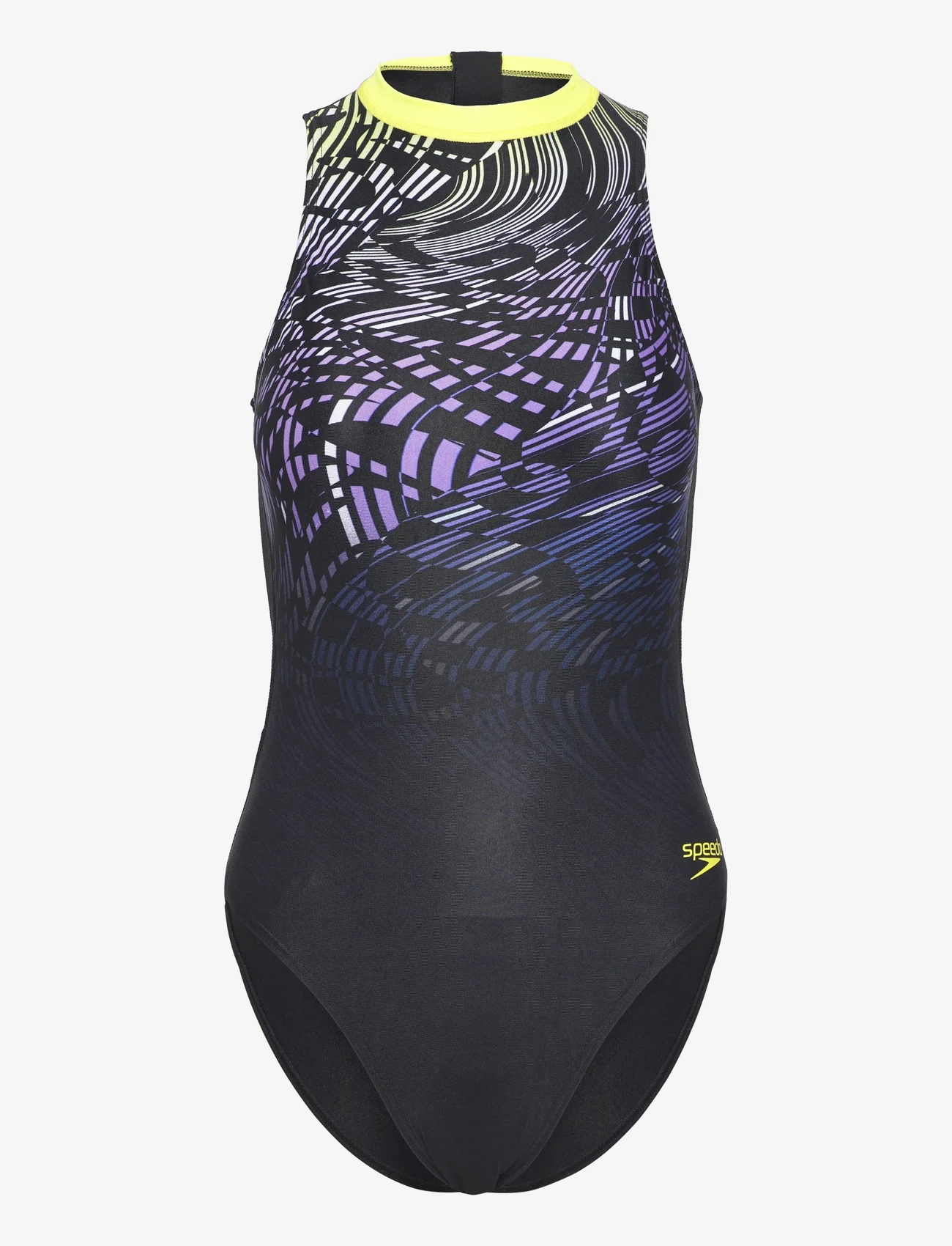 Speedo - Womens Printed Hydrasuit - peldkostīmi - black/purple - 0