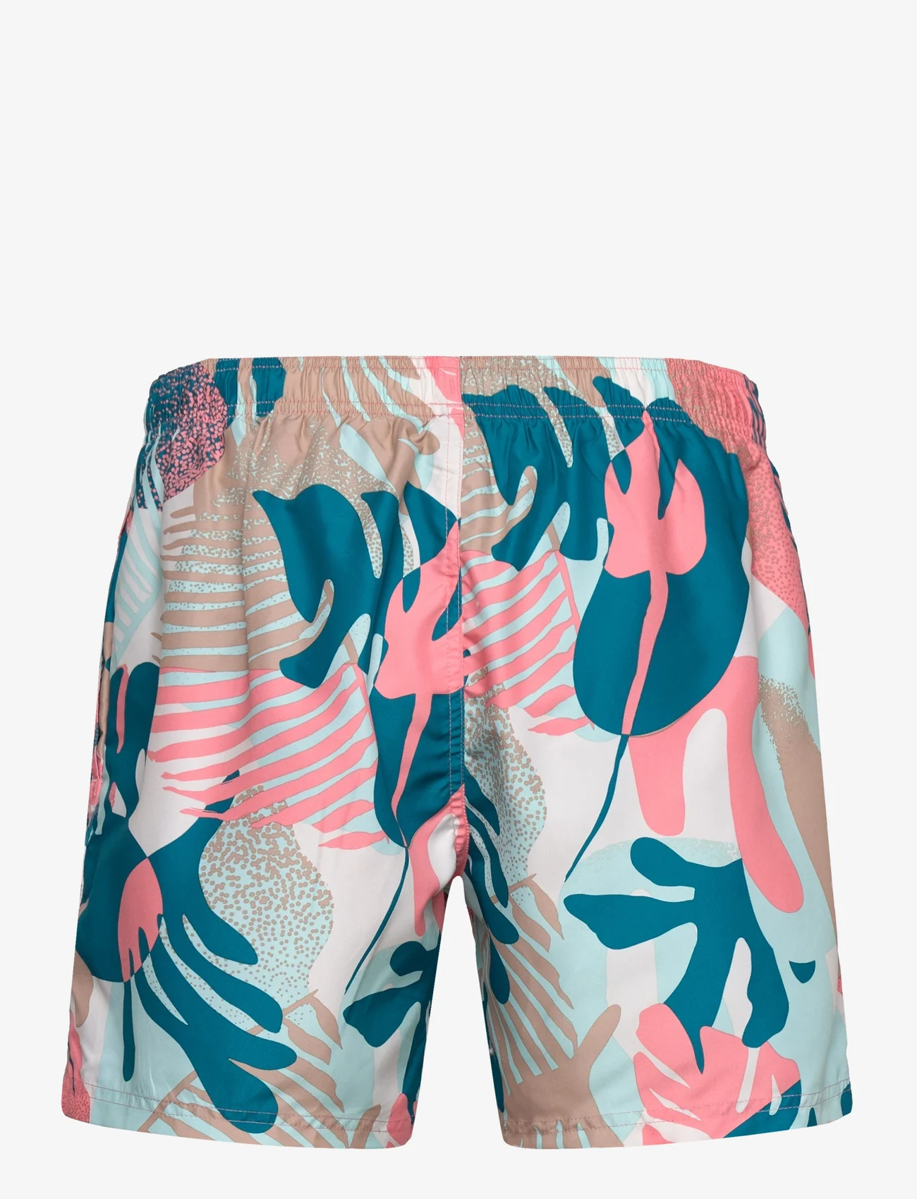 Speedo - Mens Printed Leisure 16" Watershort - swim shorts - blue/orange - 1