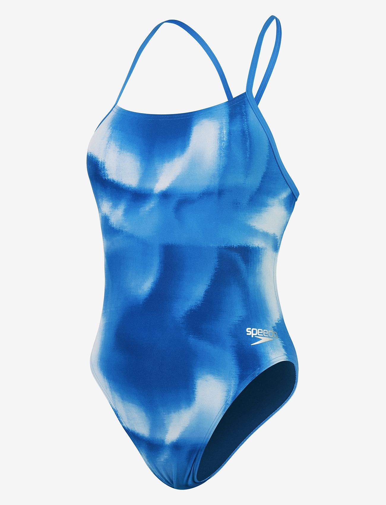 Speedo - Womens Allover Digital Tie Back - badedragter - blue/blue - 0