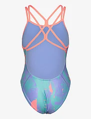 Speedo - Womens Allover Digital Starback - swimsuits - blue/pink - 1