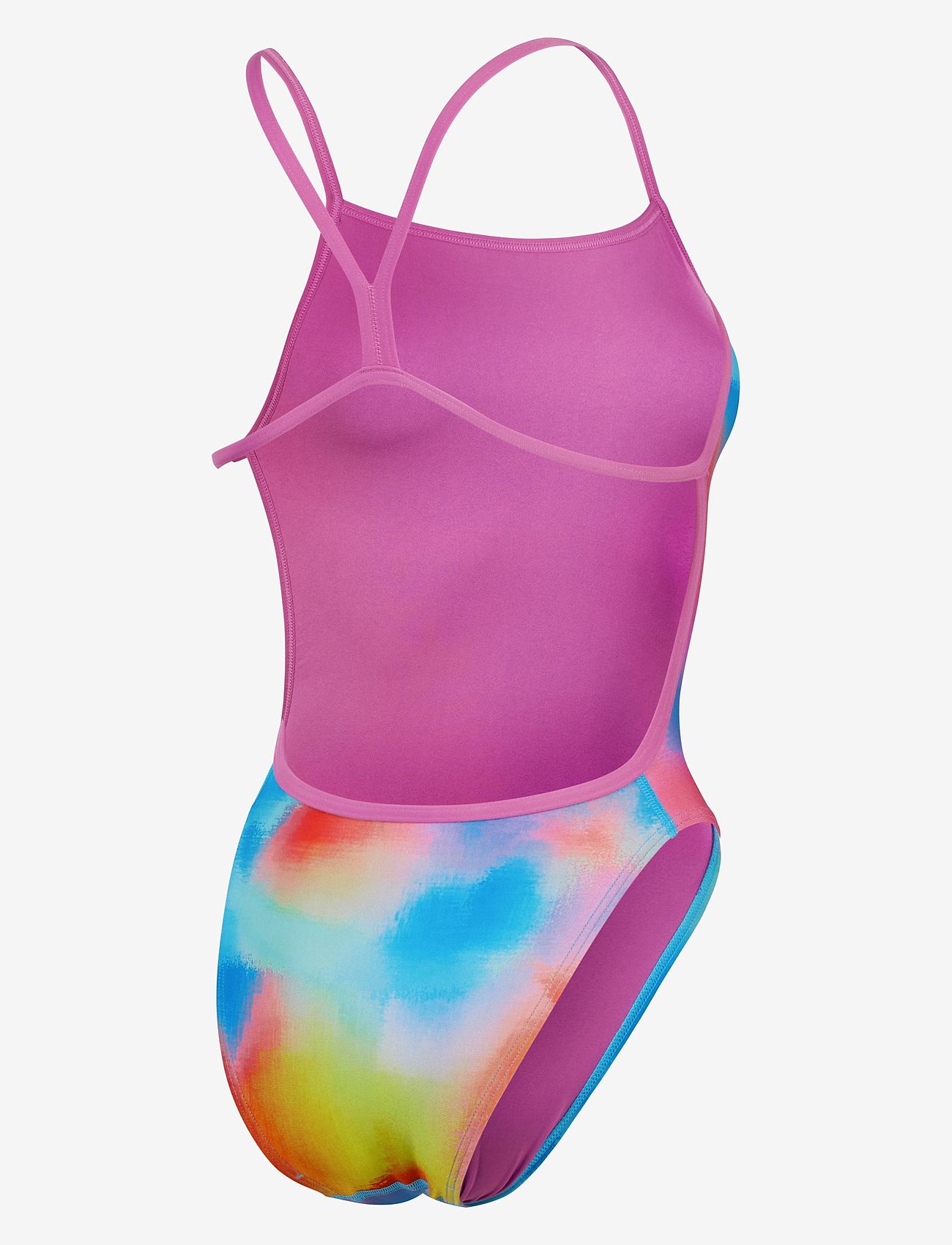 Speedo - Womens Allover Digital Vback - badedragter - blue/pink - 3