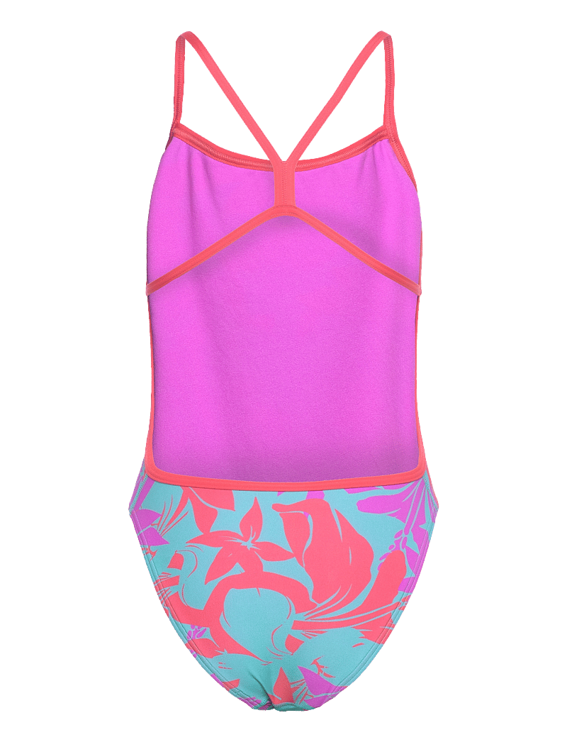 Speedo - Womens Allover Digital Vback - sport-bademode - purple - 1