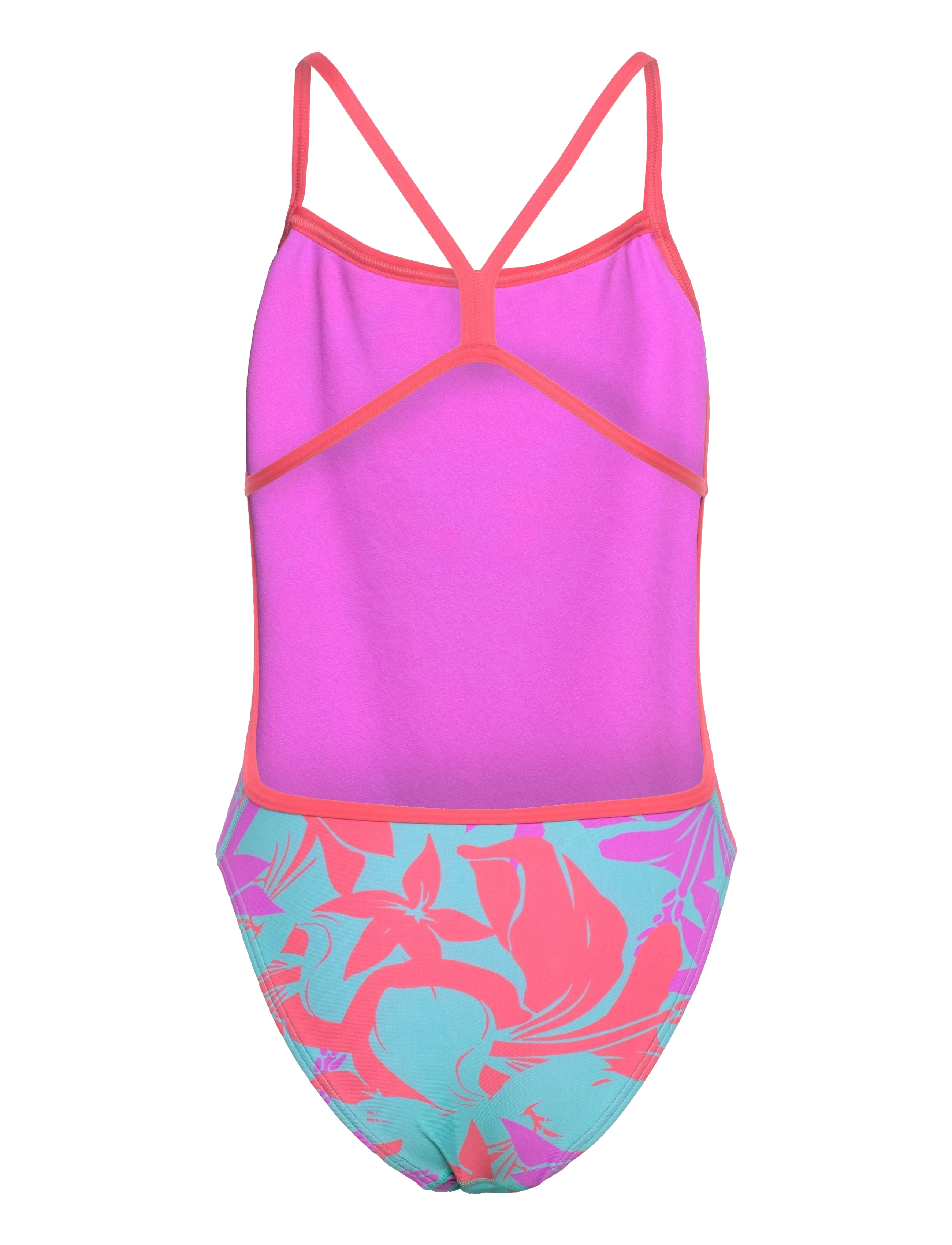 Speedo - Womens Allover Digital Vback - baddräkter - purple - 1