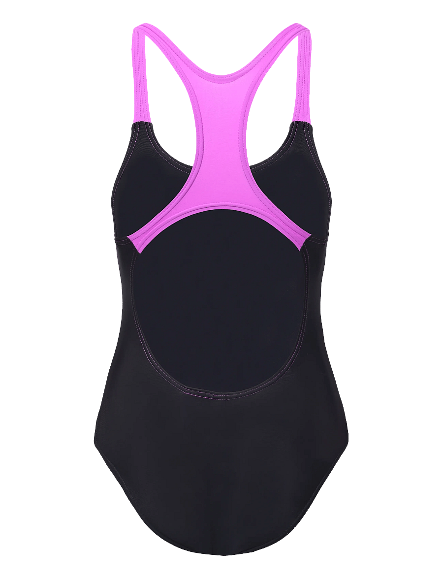 Speedo - Medley Logo Medalist Swimsuit - badeanzüge - anthracite/neon jelly - 1