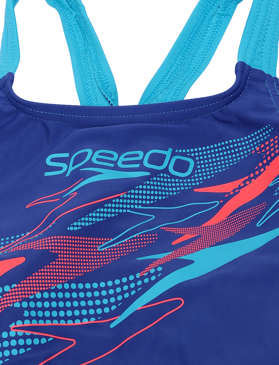 Speedo - Medley Logo Medalist Swimsuit - badedragter - night watch/hyperteal - 2