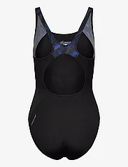Speedo - Womens HyperBoom Splice Muscleback - peldkostīmi - black/blue - 1