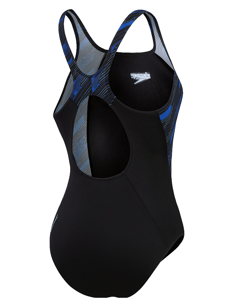 Speedo - Womens HyperBoom Splice Muscleback - sportsbadetøj - black/blue - 2
