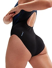 Speedo - Womens HyperBoom Splice Muscleback - swimsuits - black/blue - 6
