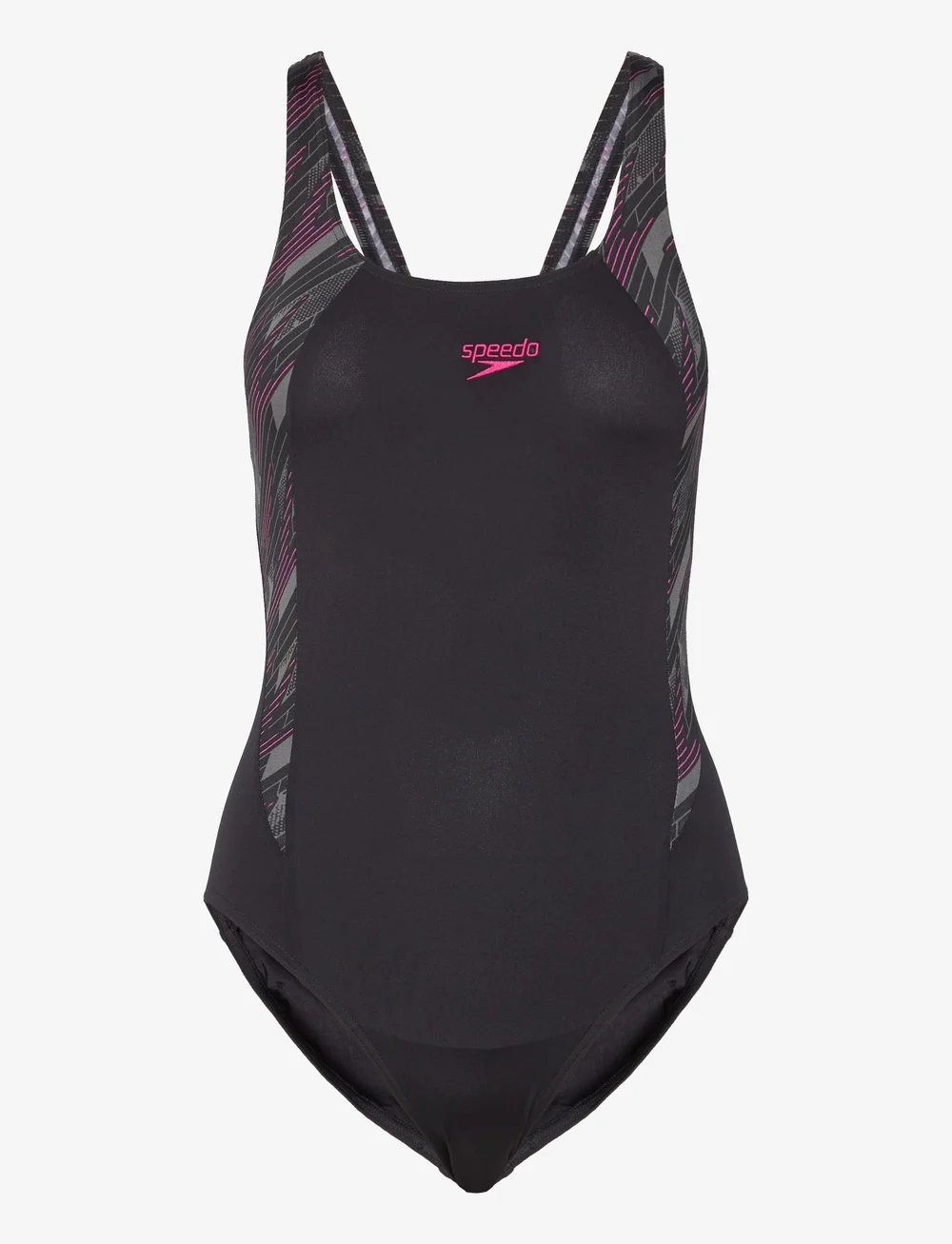 Speedo - Womens HyperBoom Splice Muscleback - sportiga badkläder - black/pink - 1