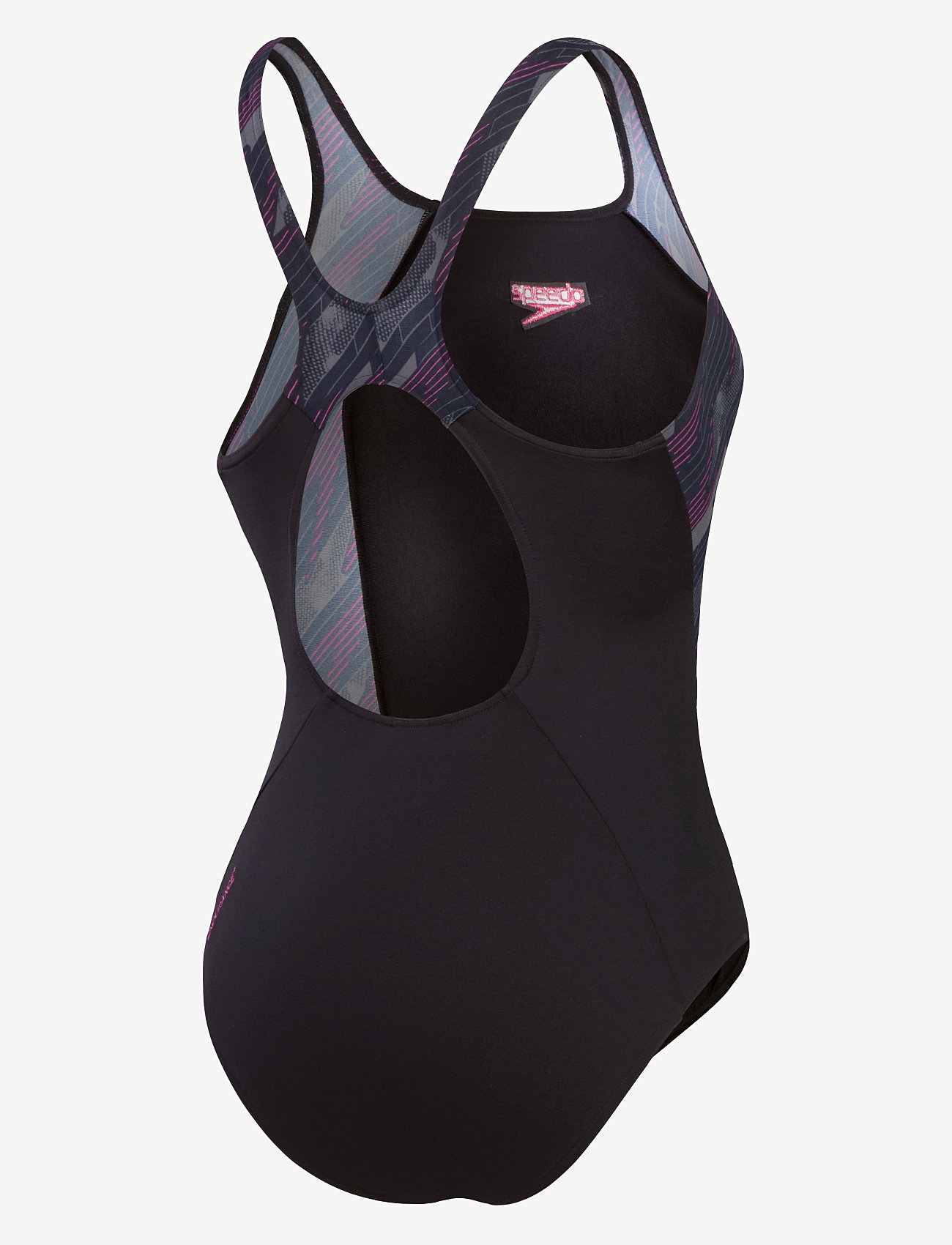 Speedo - Womens HyperBoom Splice Muscleback - sportiga badkläder - black/pink - 2