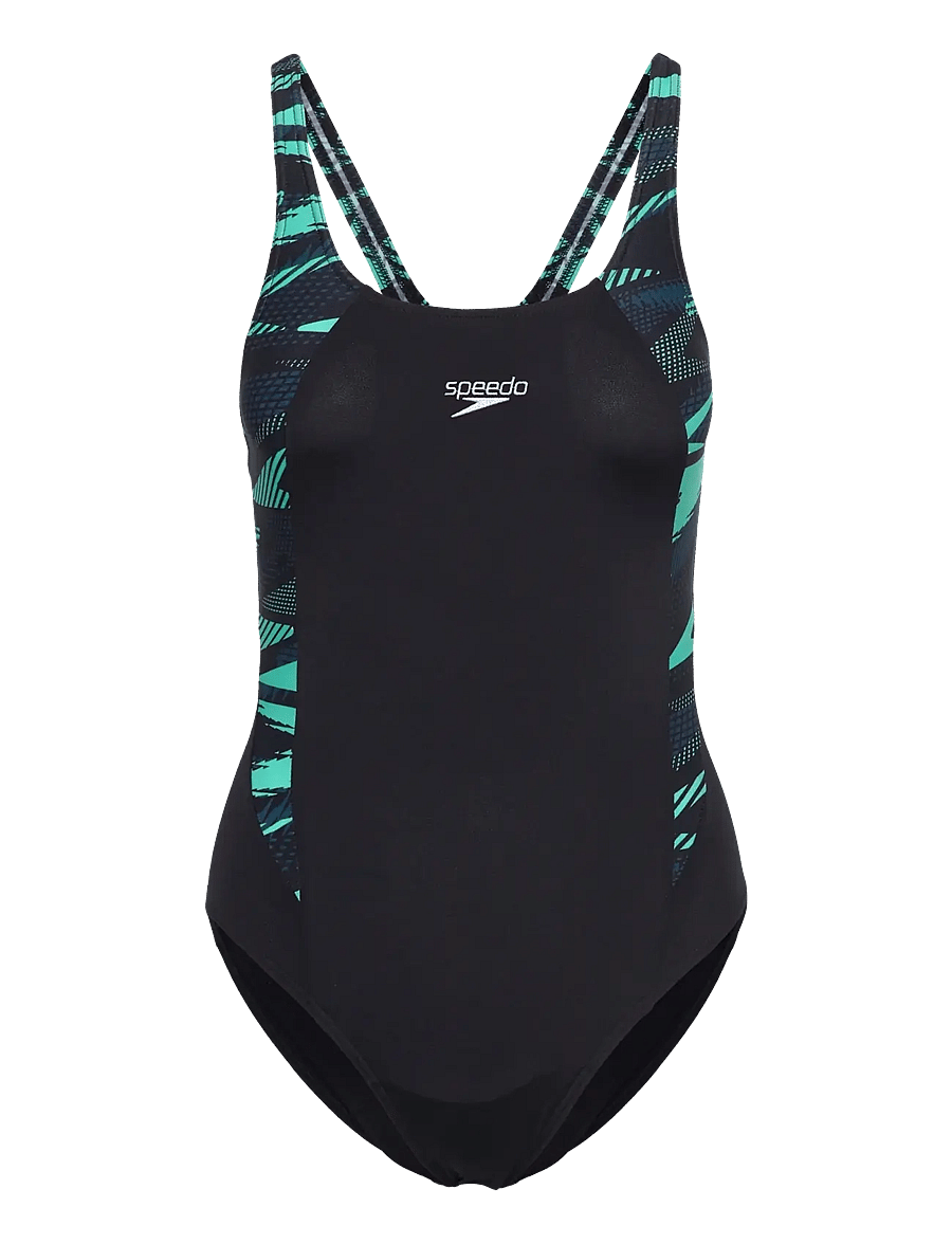 Speedo - Womens HyperBoom Splice Muscleback - sport-bademode - green - 0