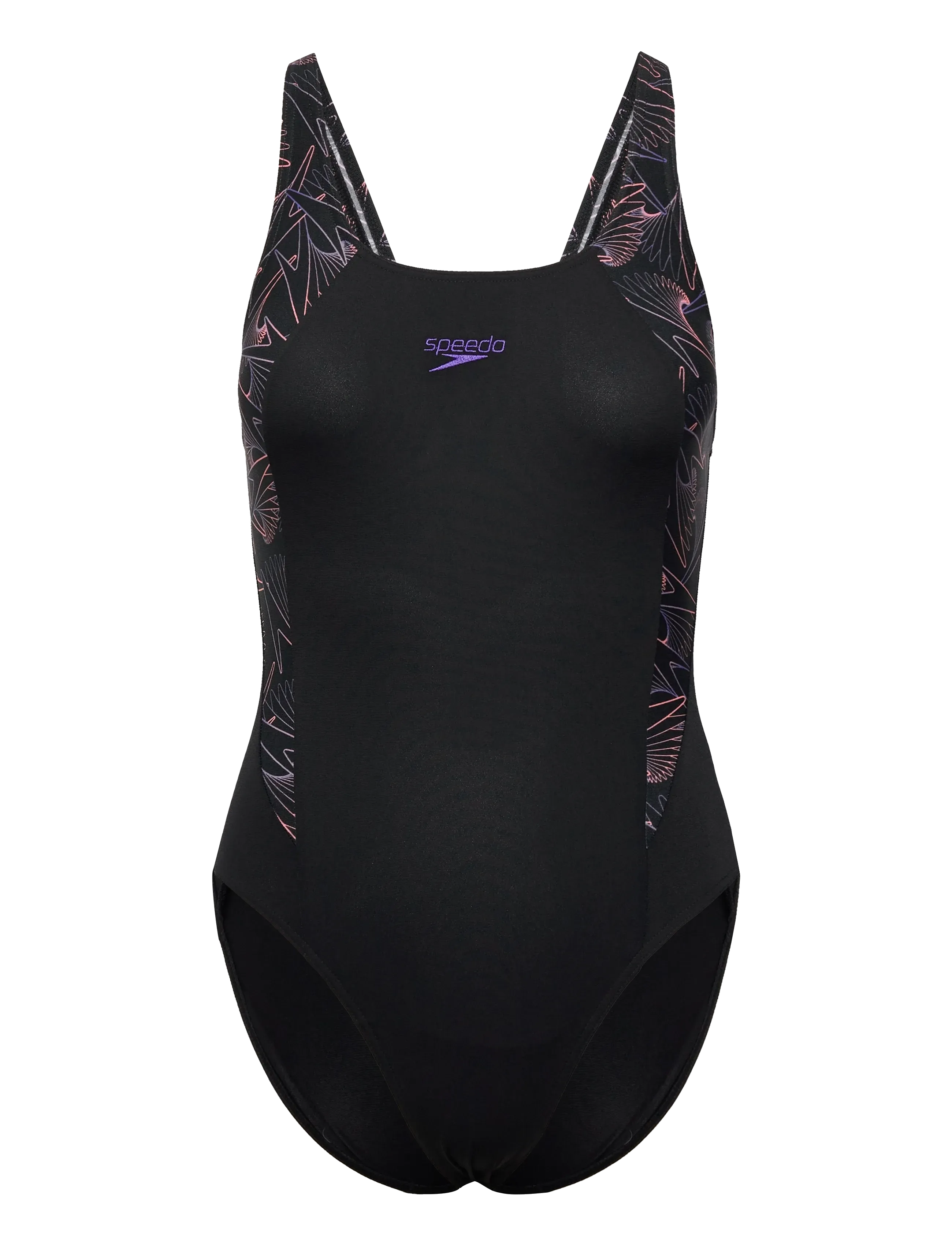 Speedo Womens Hyperboom Splice Muscleback, Kvinder, Muscleback Badedragt, Sort, Str: 36