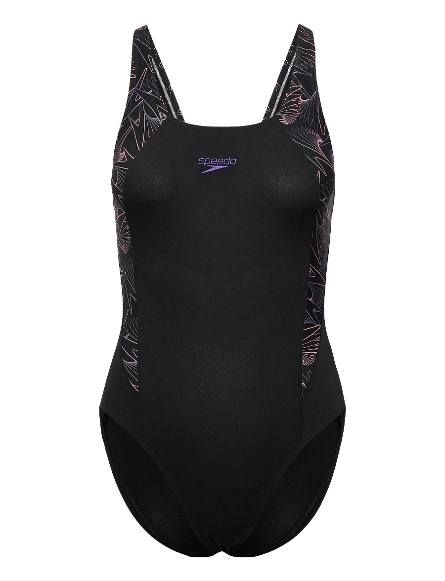 Speedo - Womens HyperBoom Splice Muscleback - sportiga badkläder - orange - 0