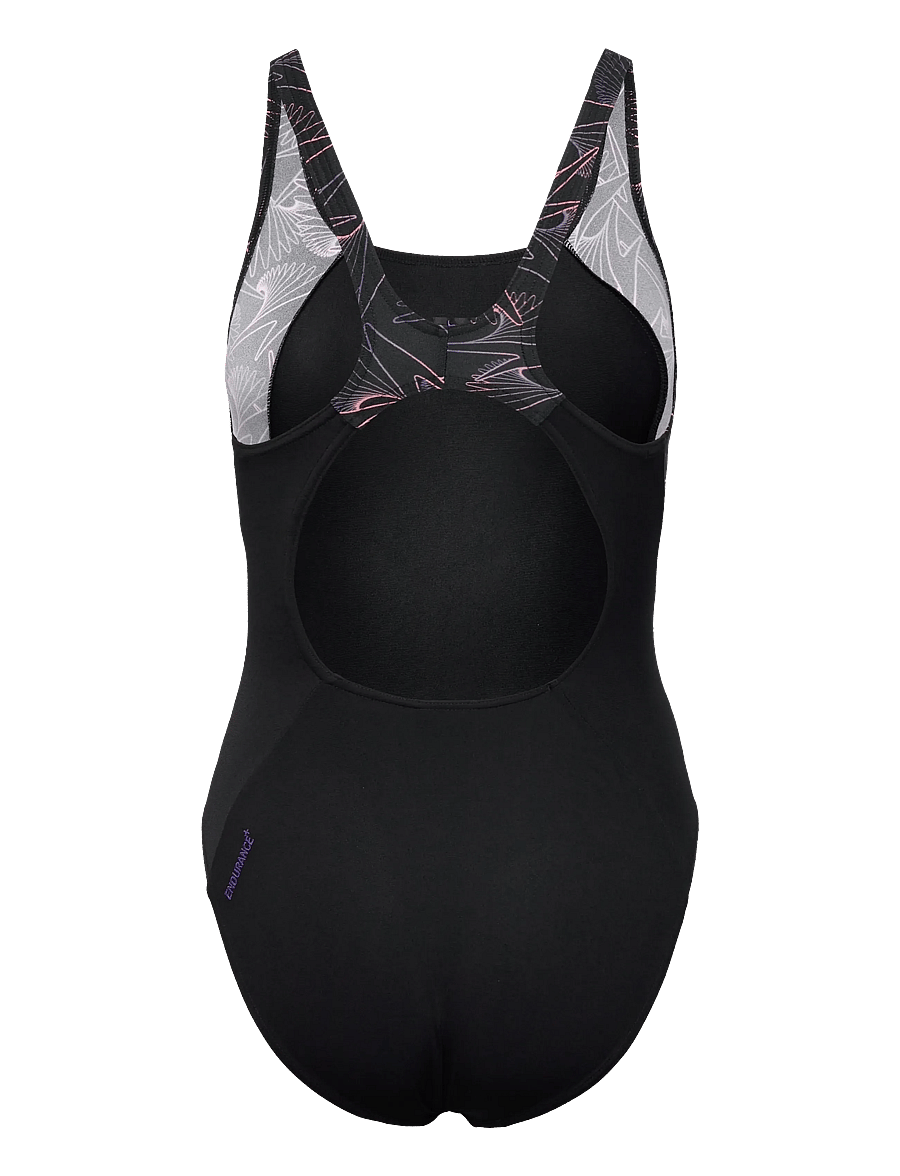 Speedo - Womens HyperBoom Splice Muscleback - sportiga badkläder - orange - 1