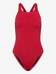 Speedo - Womens Endurance+ Medalist - swimsuits - red - 0
