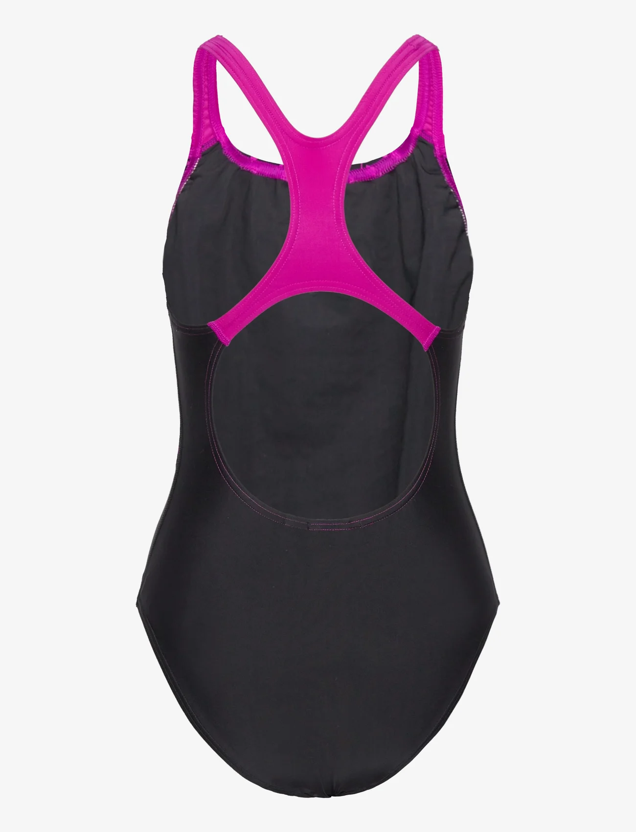 Speedo - Womens Medley Logo 1 Piece - swimsuits - black/purple - 1