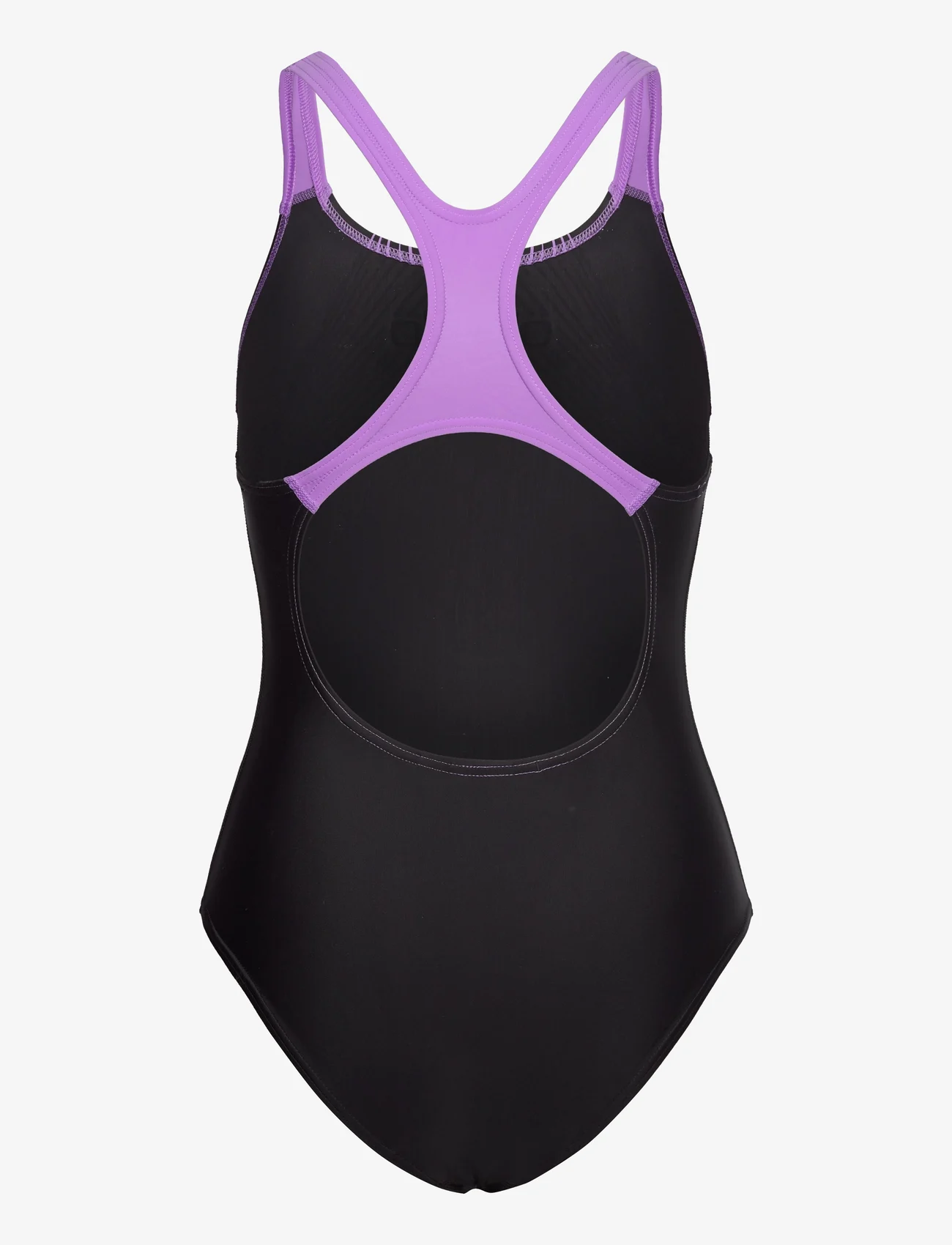 Speedo - Womens Medley Logo 1 Piece - laveste priser - black/purple - 1