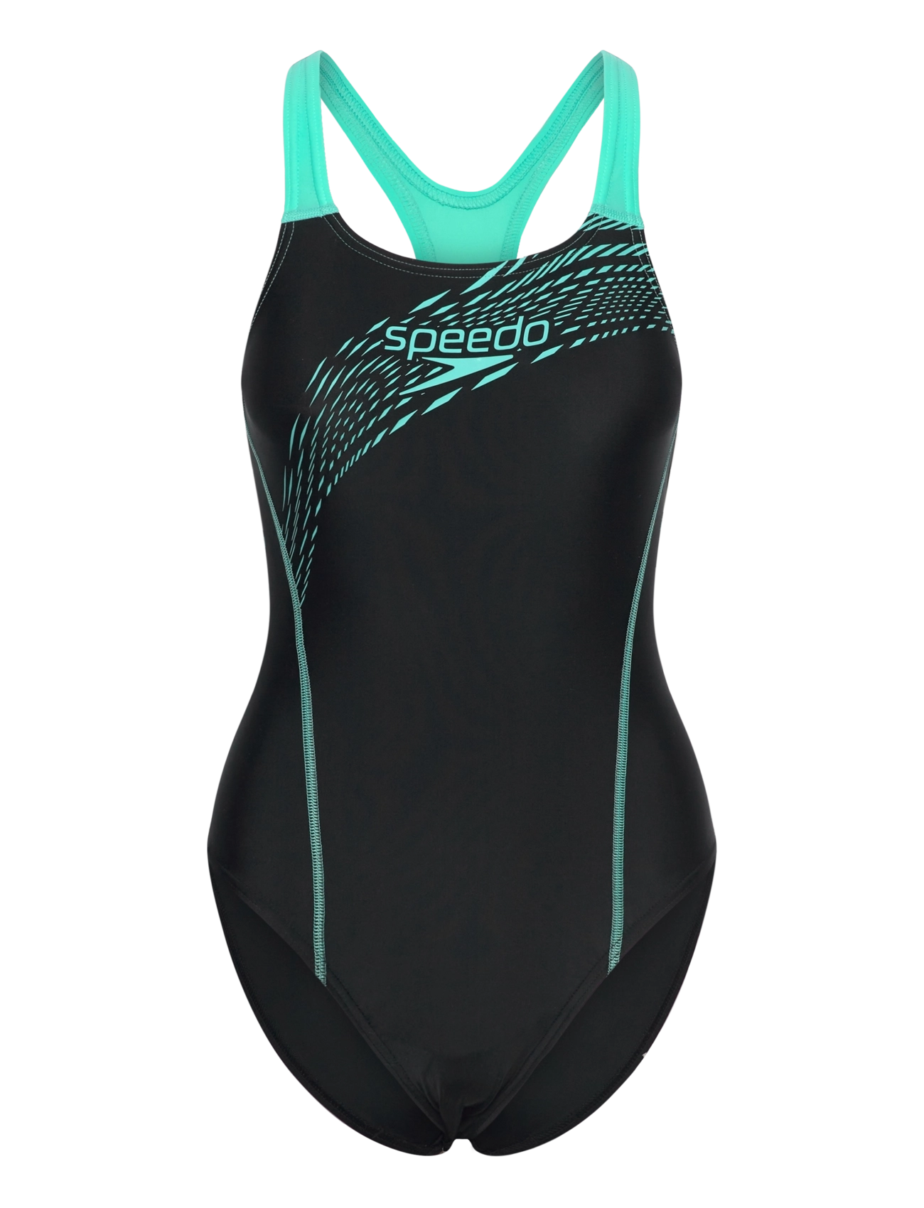 Speedo Womens Medley Logo 1 Piece - Speedo - BLUE / black