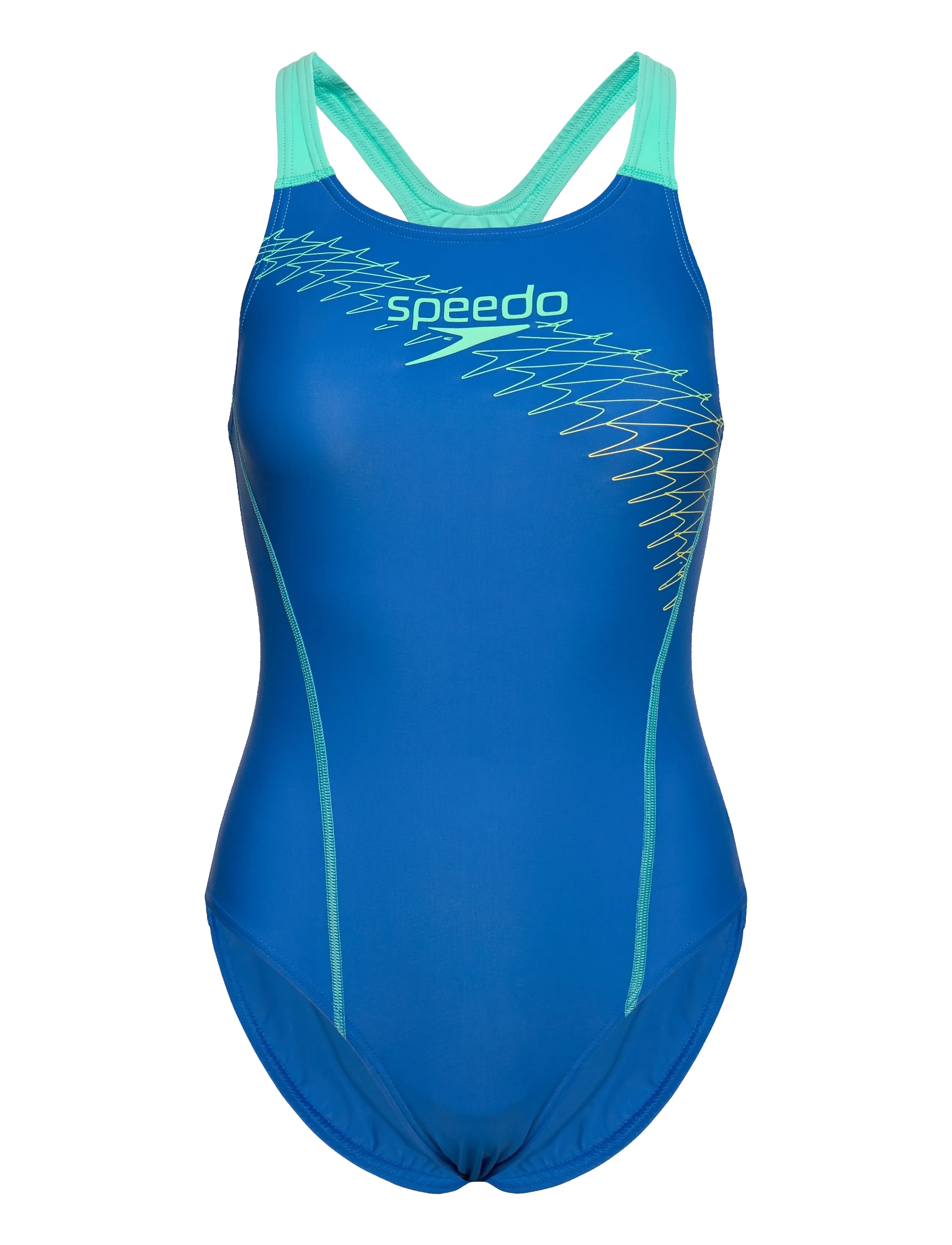 SPEEDO Womens Medley Logo 1 Piece Blau - 34 - Damen