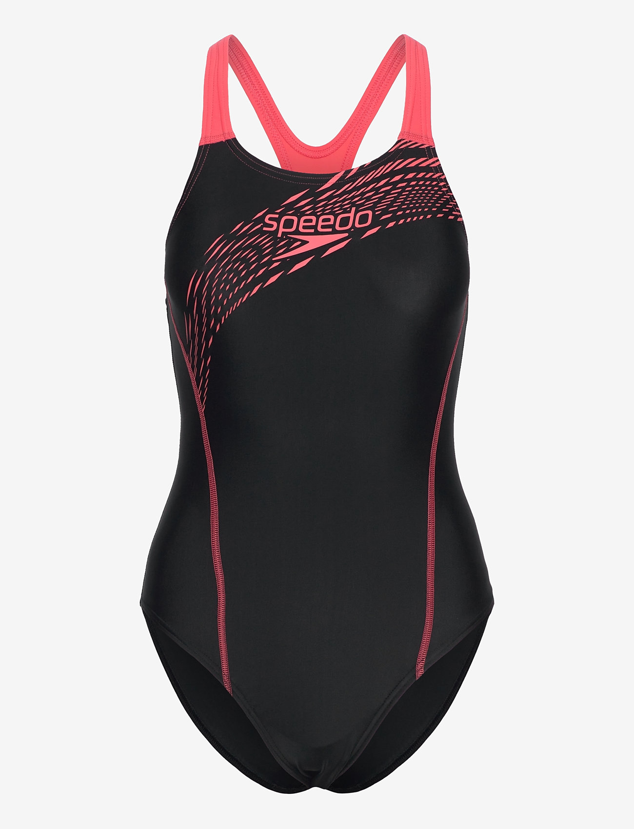 Speedo - Womens Medley Logo 1 Piece - Íþróttasundföt - orange - 0