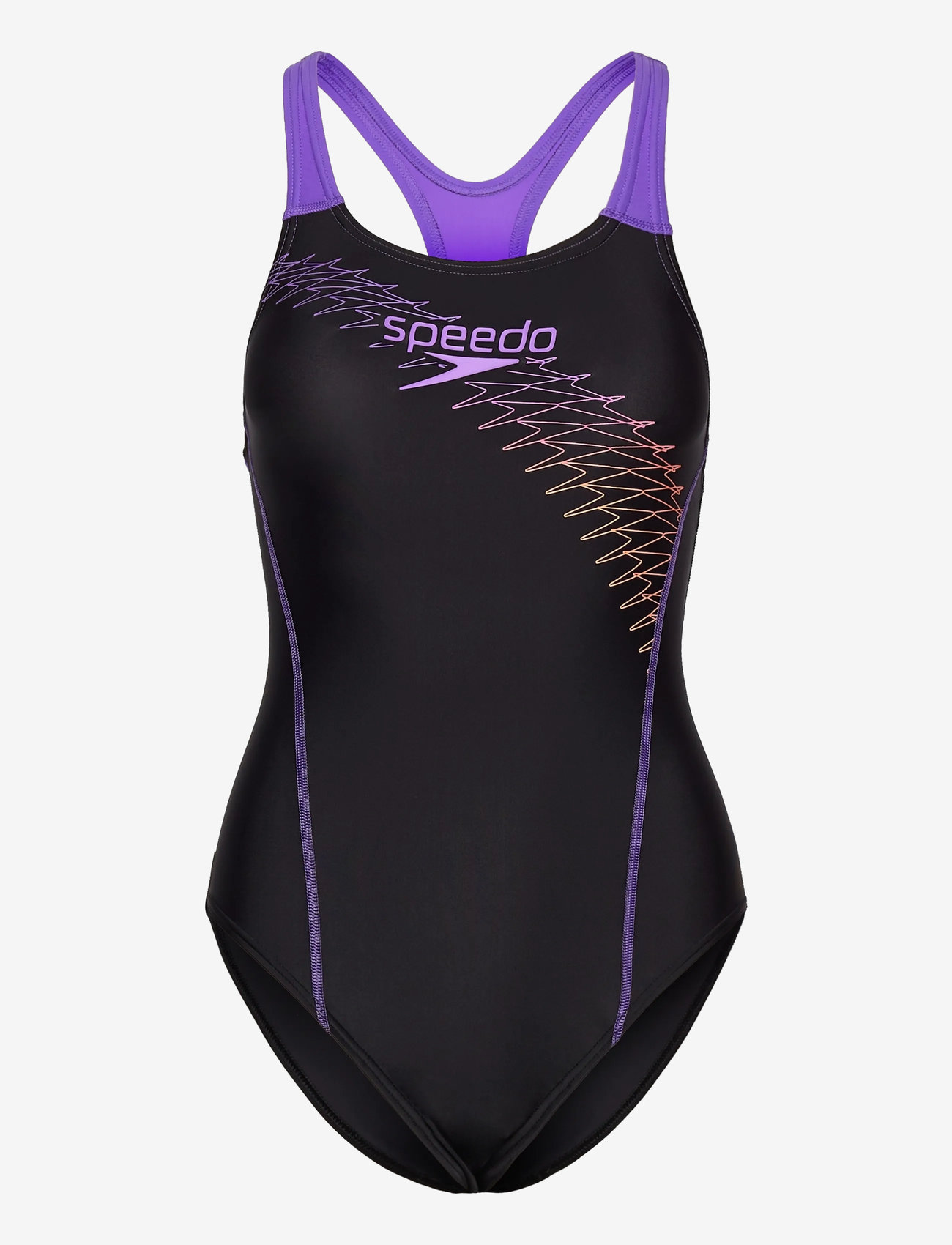 Speedo - Womens Medley Logo 1 Piece - sport-bademode - orange - 0