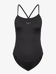 Speedo - Womens Endurance+ Thinstrap - swimsuits - black - 0