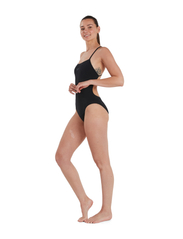 Speedo - Womens Endurance+ Thinstrap - swimsuits - black - 5