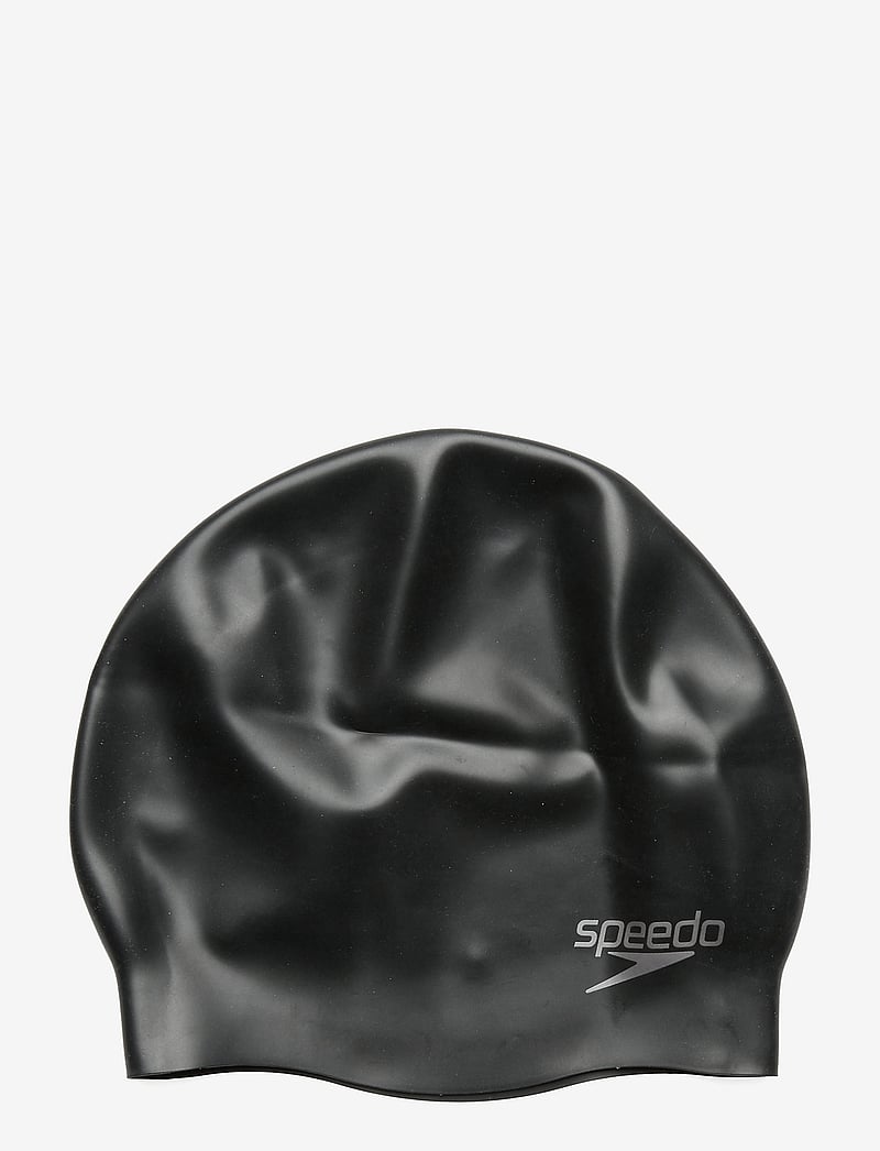 Speedo - Plain Moulded Silicone Cap - swimming accessories - black - 1