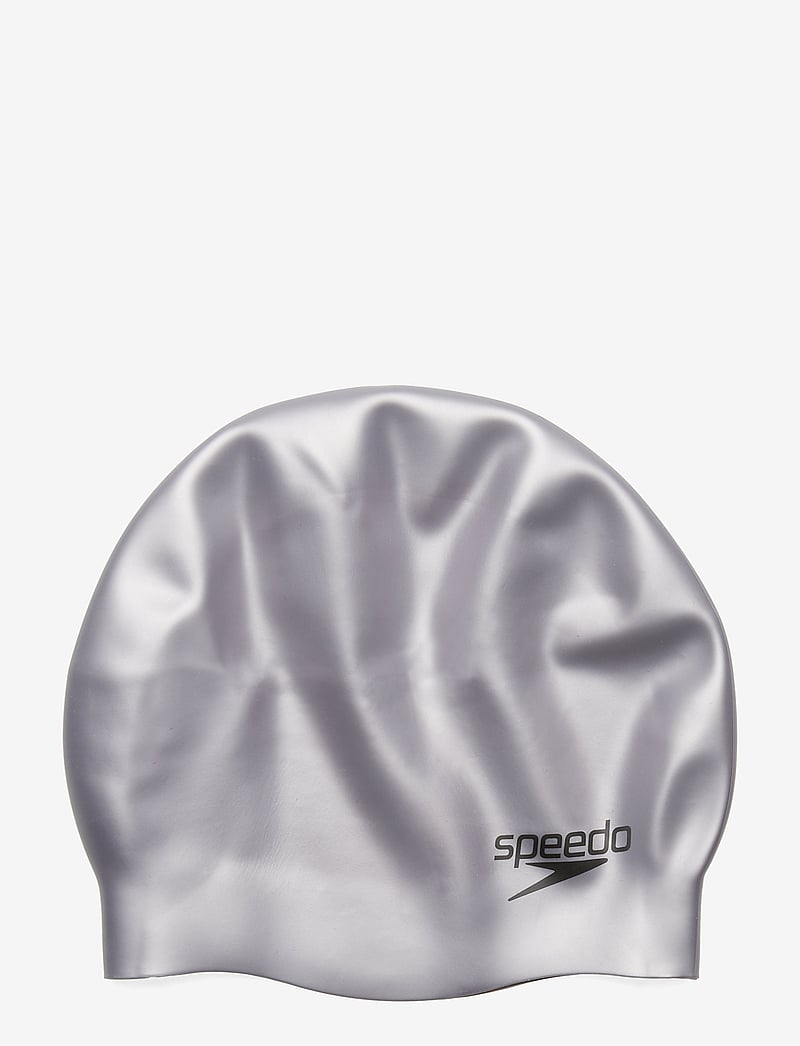 Speedo - Plain Moulded Silicone Cap - peldēšanas piederumi - grey - 0