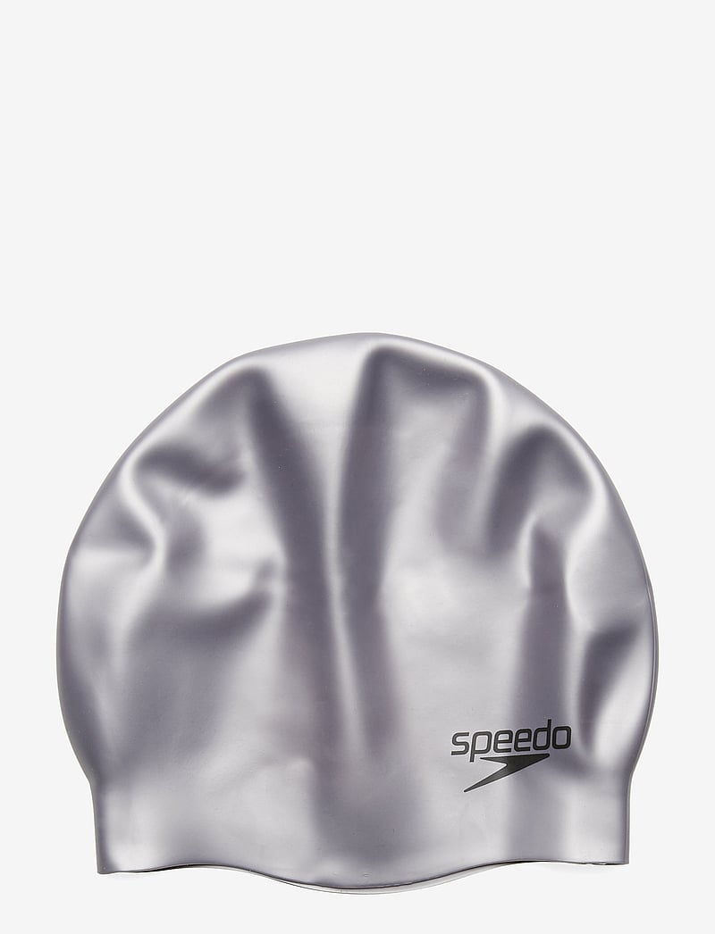 Speedo - Plain Moulded Silicone Cap - peldēšanas piederumi - grey - 1