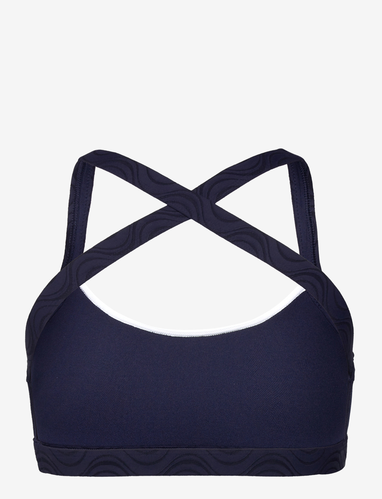 Speedo - Texture Crossback Bikini Top - sportsbadetøj - peacoat/bright white - 2