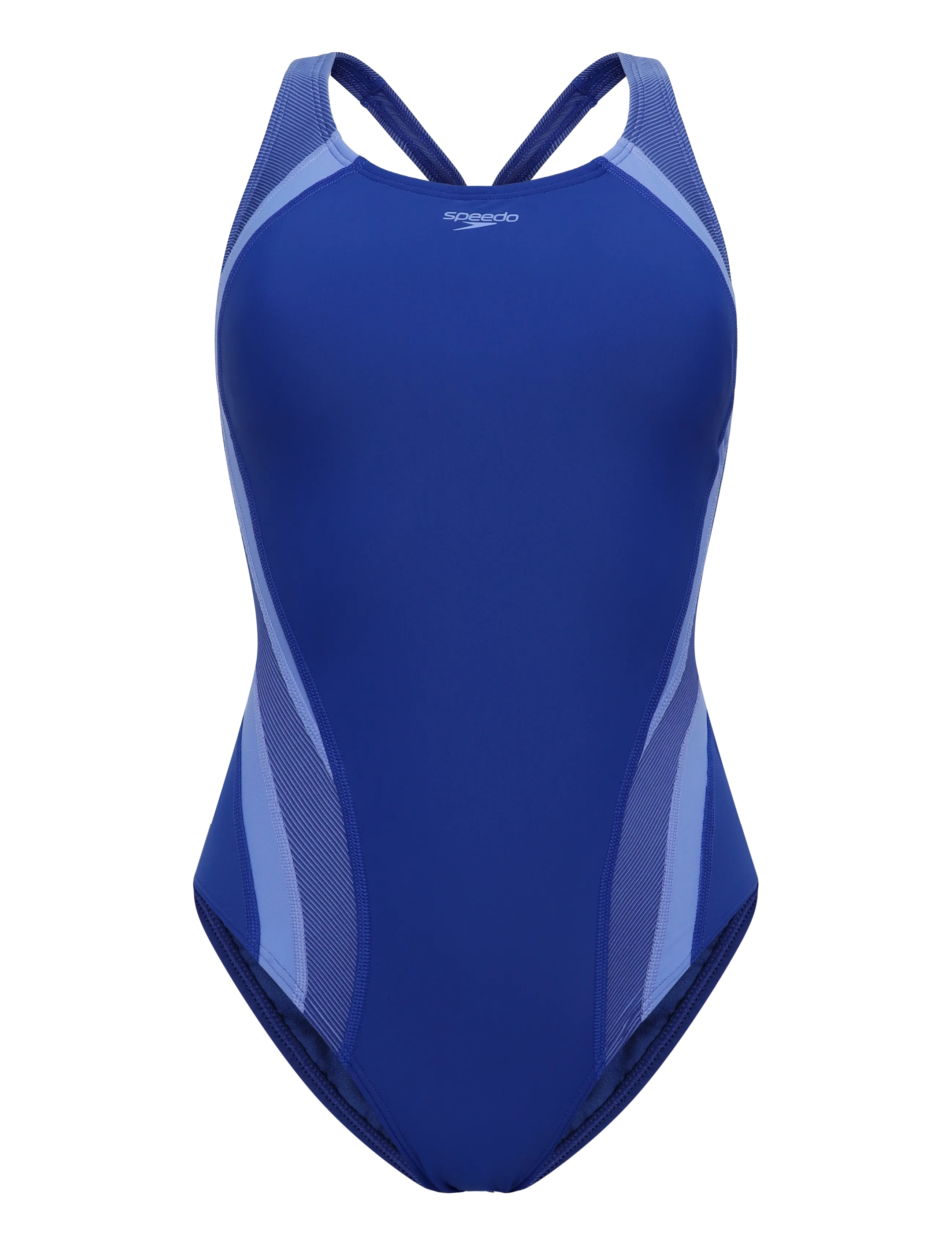 Speedo Quantum Rib Splice Swimsuit - Kläder - NIGHT WATCH/MOONLIGHT LAVENDER / navy