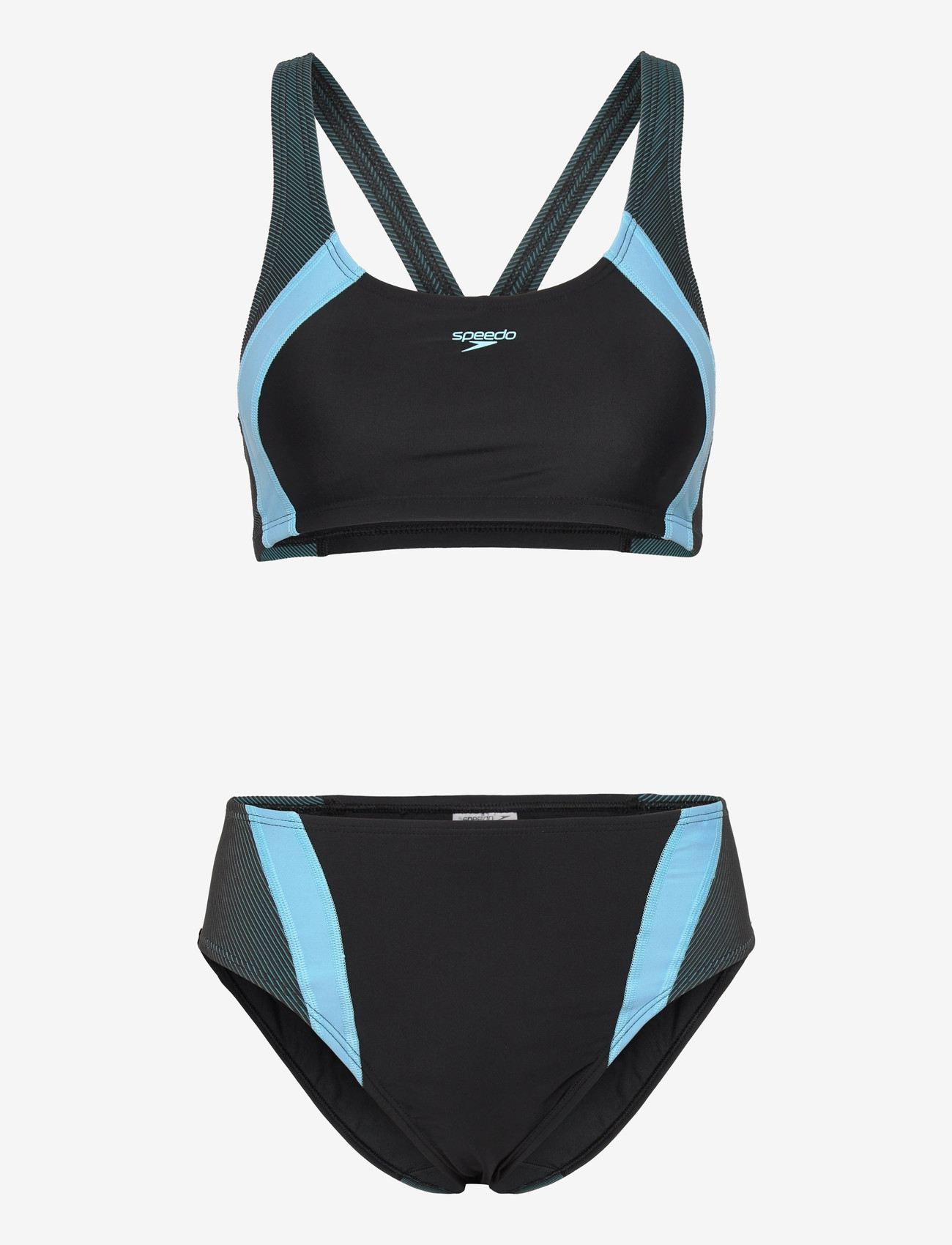 Speedo - Quantum Rib Splice Two Piece - sportsbadetøj - anthracite/angelic blue - 1