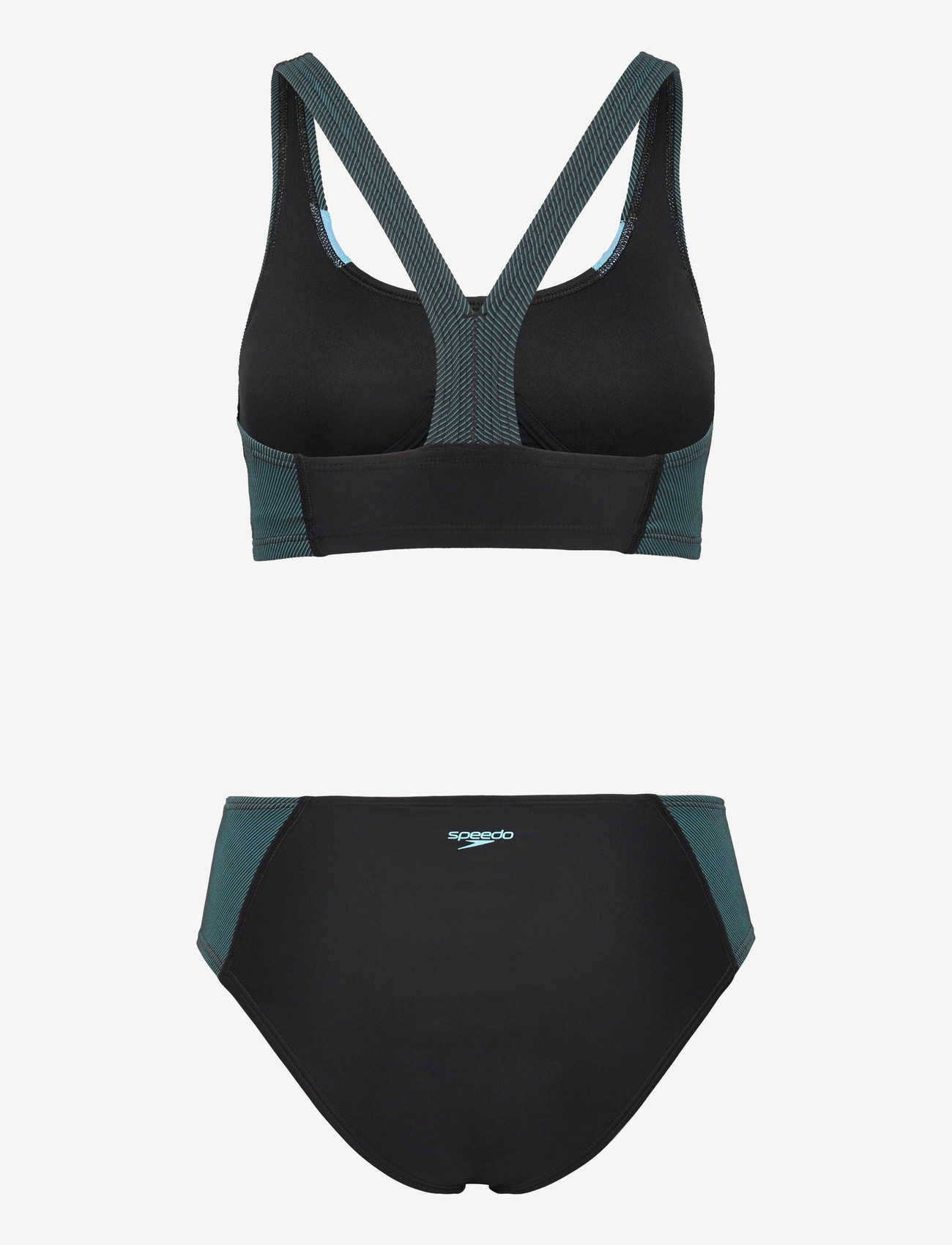 Speedo - Quantum Rib Splice Two Piece - sportsbadetøj - anthracite/angelic blue - 2