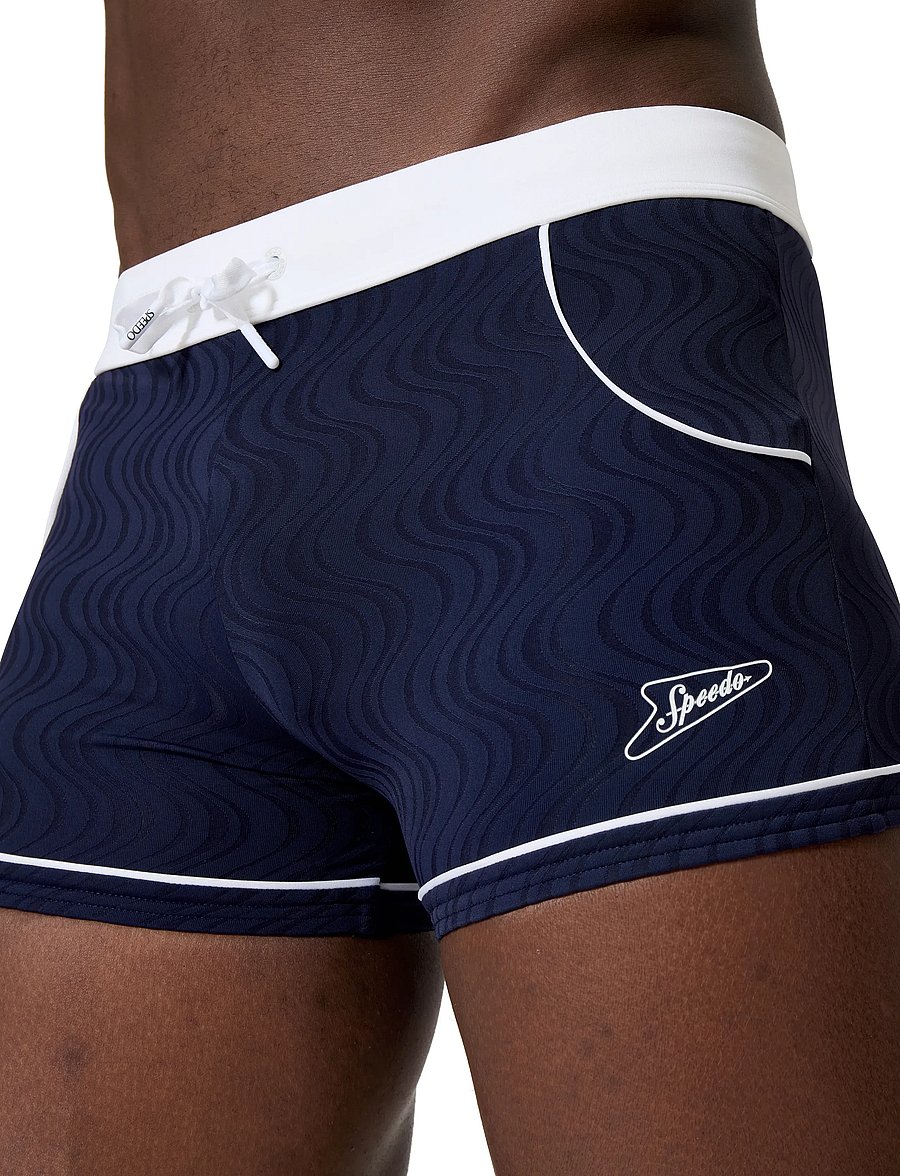 Speedo - Textured Aquashort - badebukser - peacoat - 5