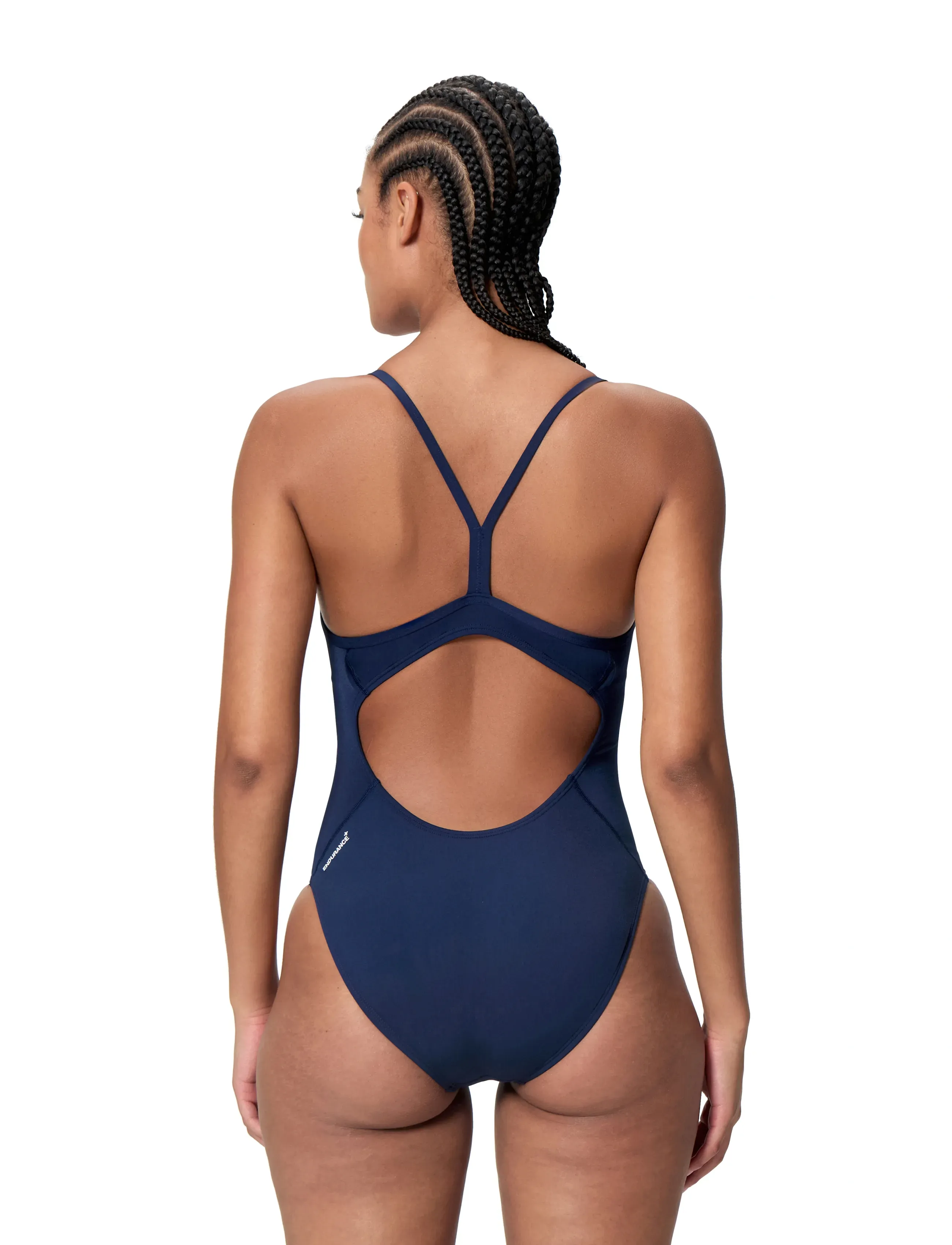 Speedo - Endurance+ Logo Thin Strap One Piece - sportsbadetøj - peacoat - 4