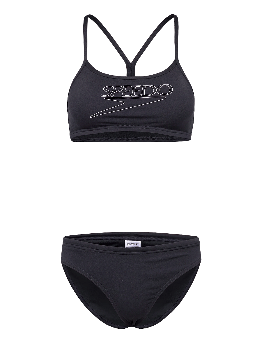 Speedo - Endurance+ Logo Thin Strap Two Piece - sport-bademode - anthracite - 1