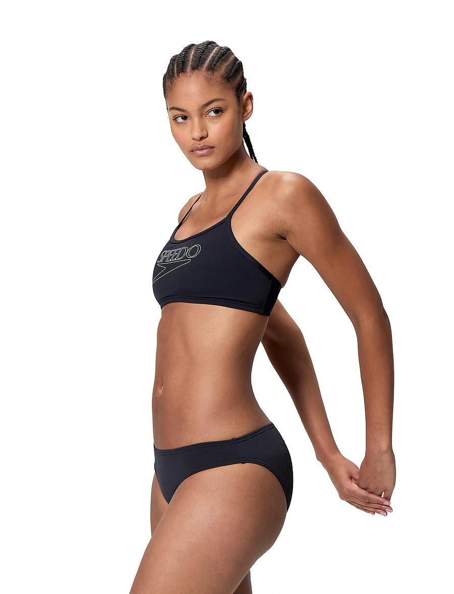 Speedo - Endurance+ Logo Thin Strap Two Piece - sport-bademode - anthracite - 4