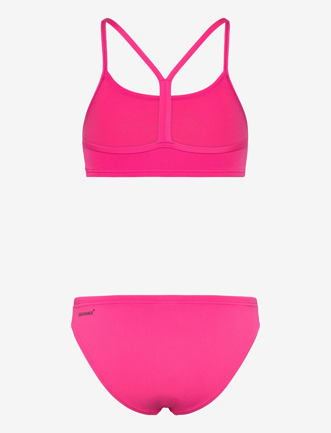 Speedo - Endurance+ Logo Thin Strap Two Piece - sportiga badkläder - margarita pink - 1