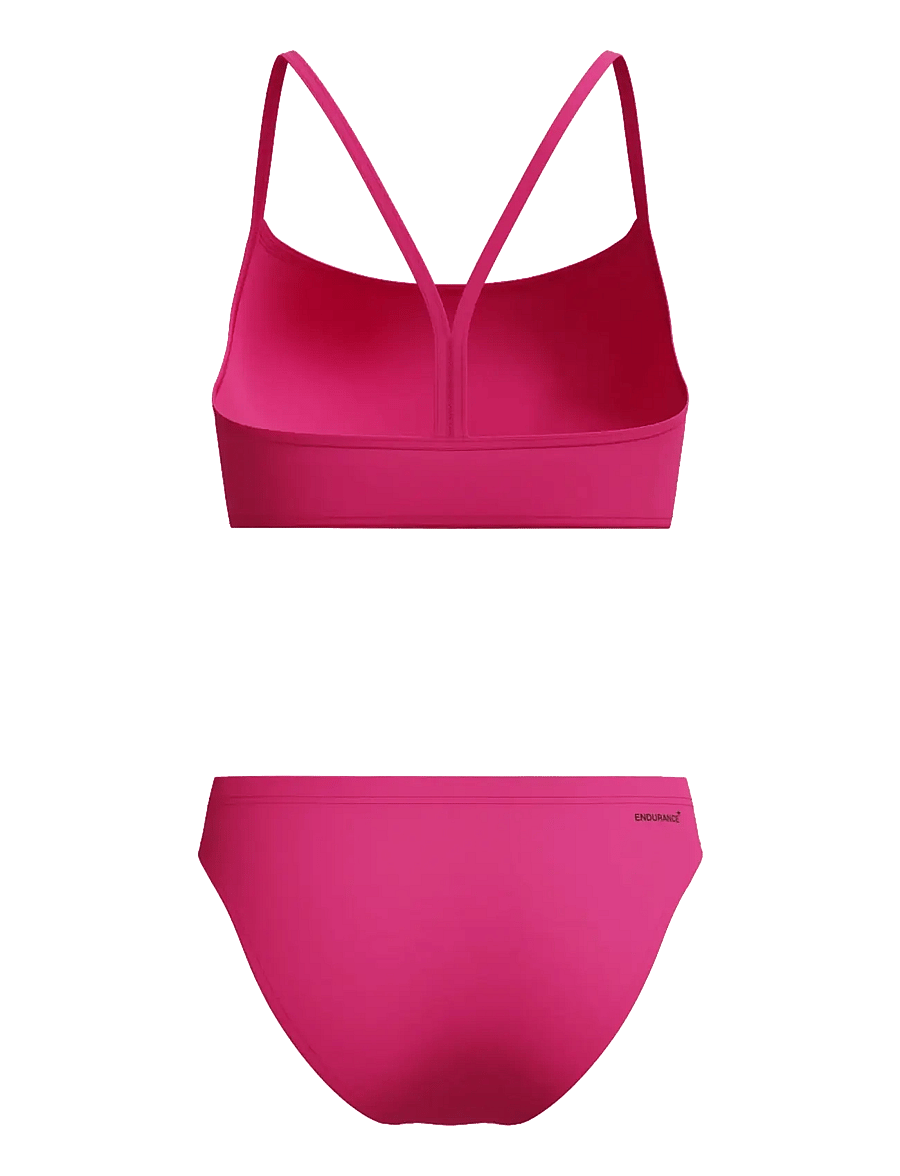 Speedo - Endurance+ Logo Thin Strap Two Piece - sport-bademode - margarita pink - 2