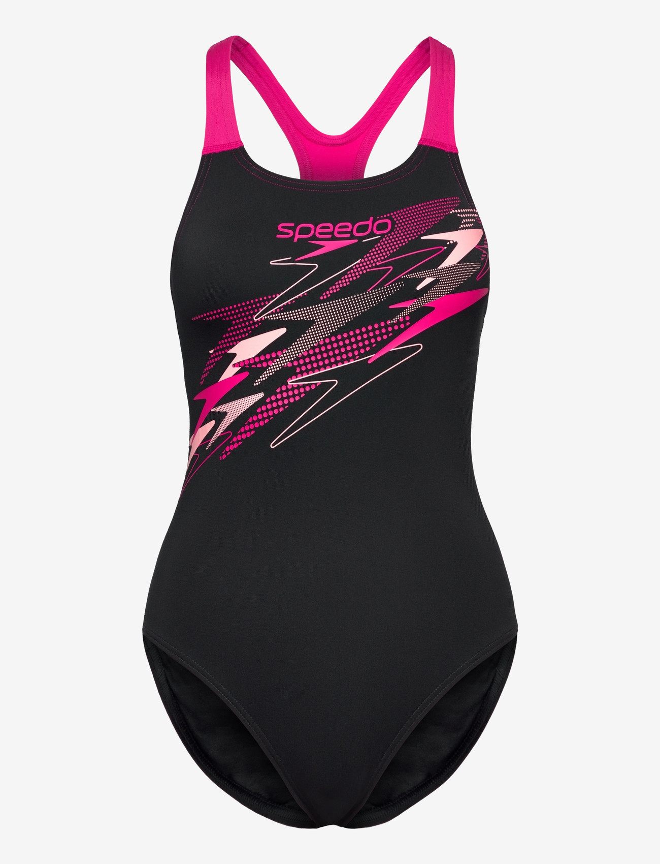Speedo - Medley Logo Medalist One Piece - swimsuits - anthracite/margarita pink - 0