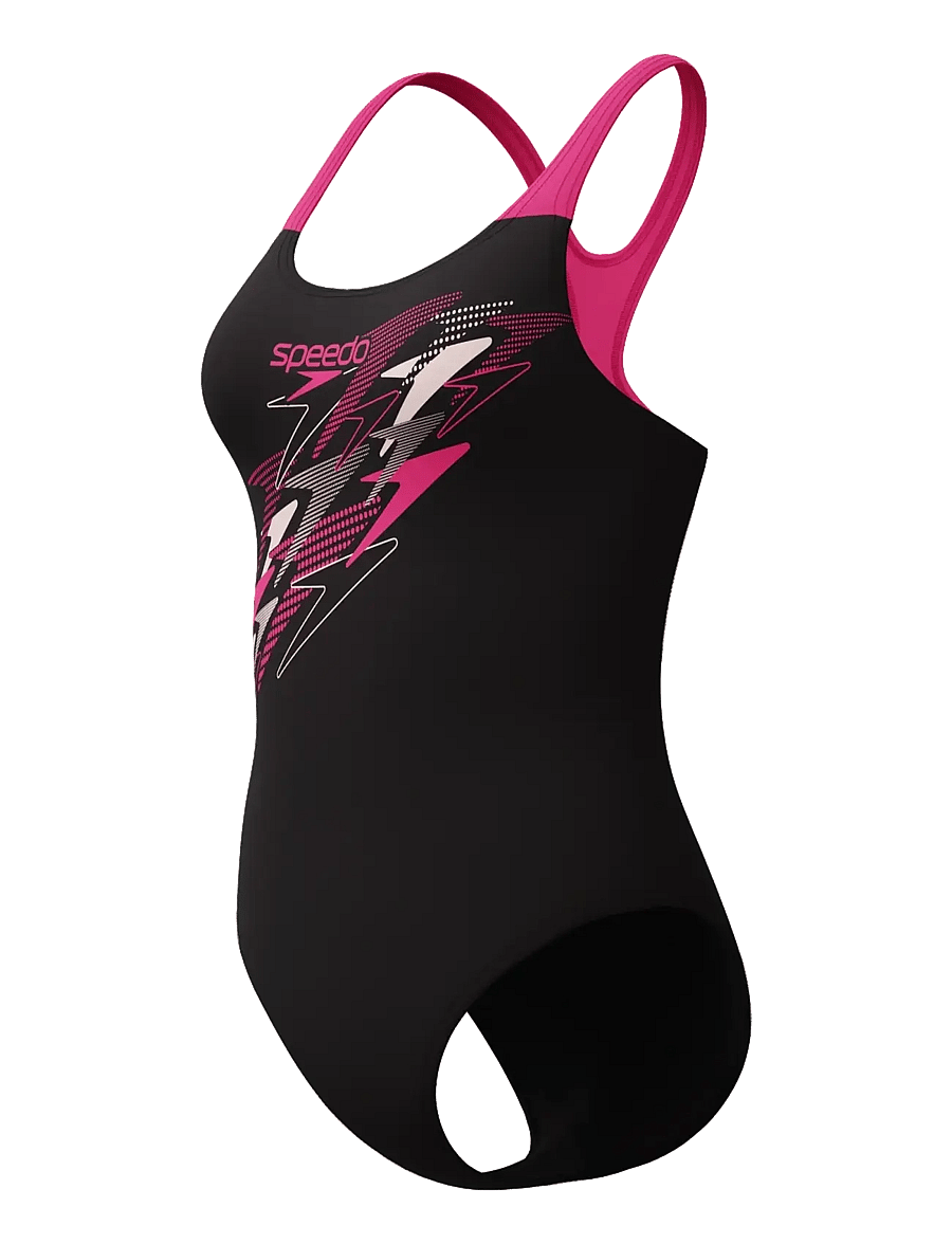 Speedo - Medley Logo Medalist One Piece - spordi ujumisriided - anthracite/margarita pink - 1