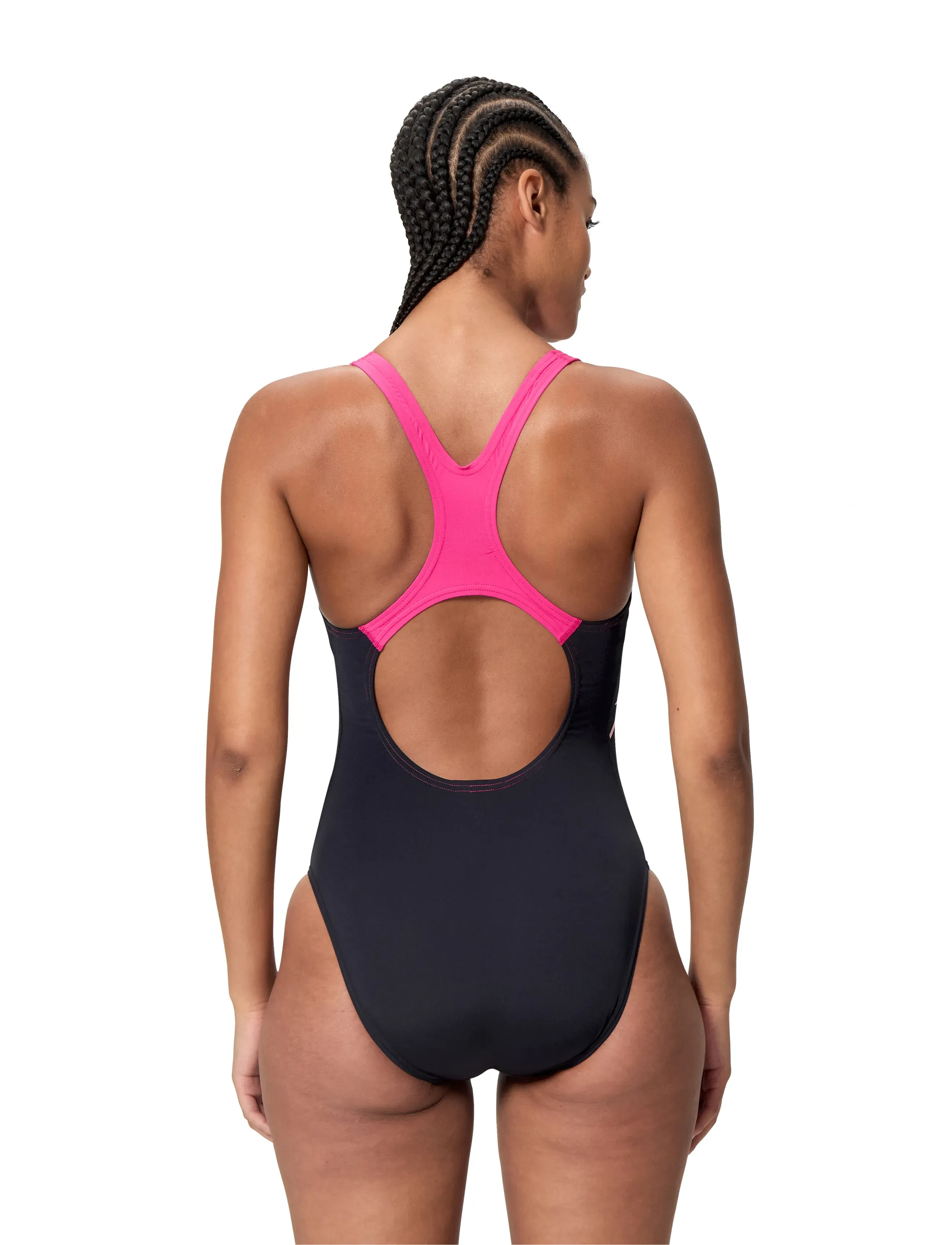 Speedo - Medley Logo Medalist One Piece - sportiga badkläder - anthracite/margarita pink - 3