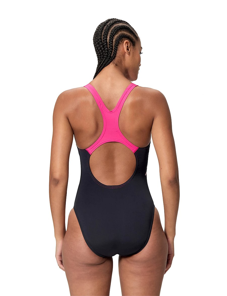 Speedo - Medley Logo Medalist One Piece - spordi ujumisriided - anthracite/margarita pink - 3