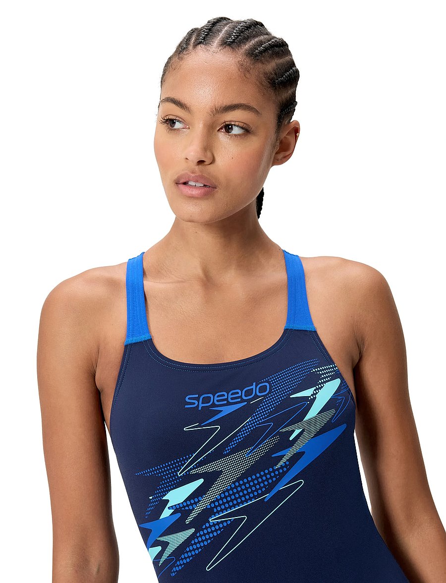 Speedo - Medley Logo Medalist One Piece - sportiga badkläder - peacoat/deep sapphire - 5
