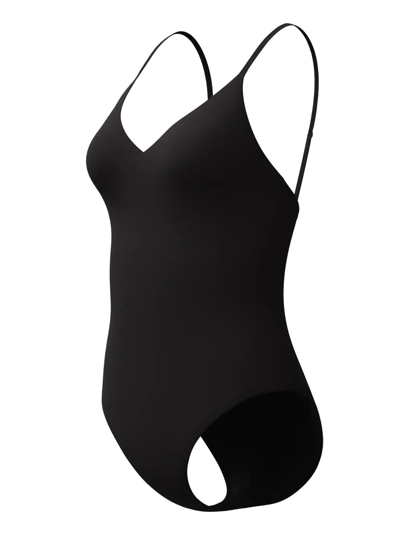 SPEEDO Solid V-Ausschnitt Badeanzug Schwarz - XL - Damen